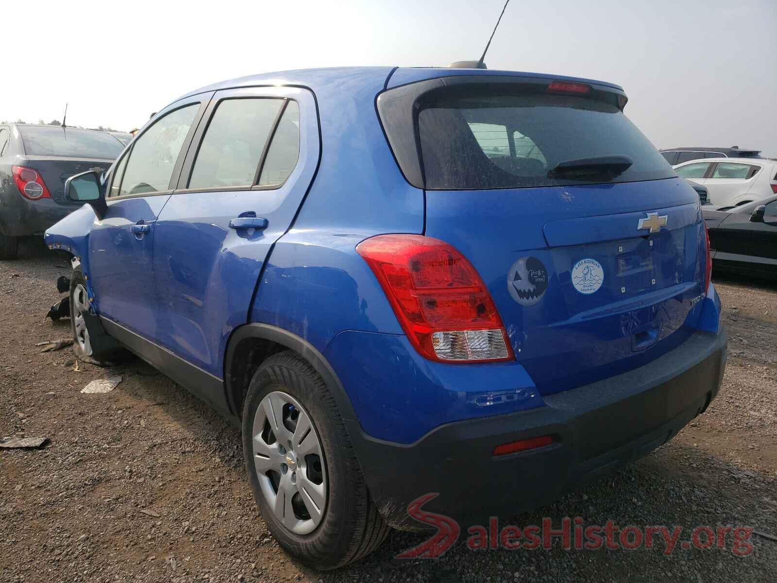 KL7CJKSB7GB652436 2016 CHEVROLET TRAX