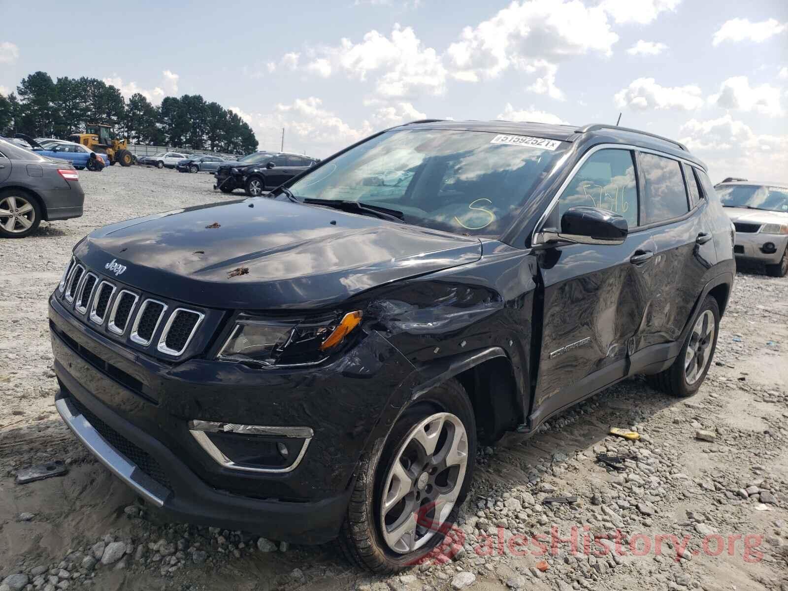 3C4NJDCB9KT596237 2019 JEEP COMPASS