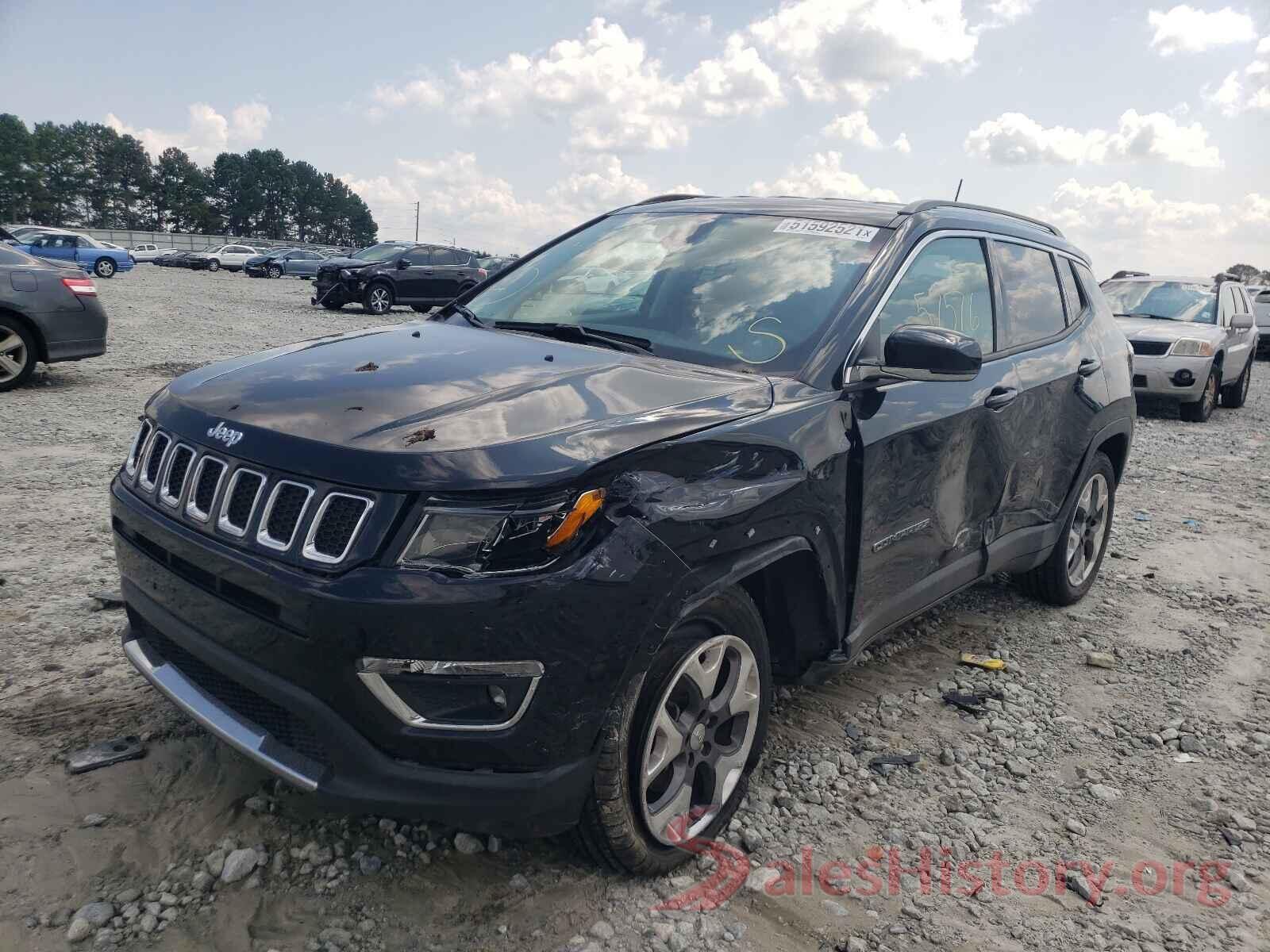 3C4NJDCB9KT596237 2019 JEEP COMPASS