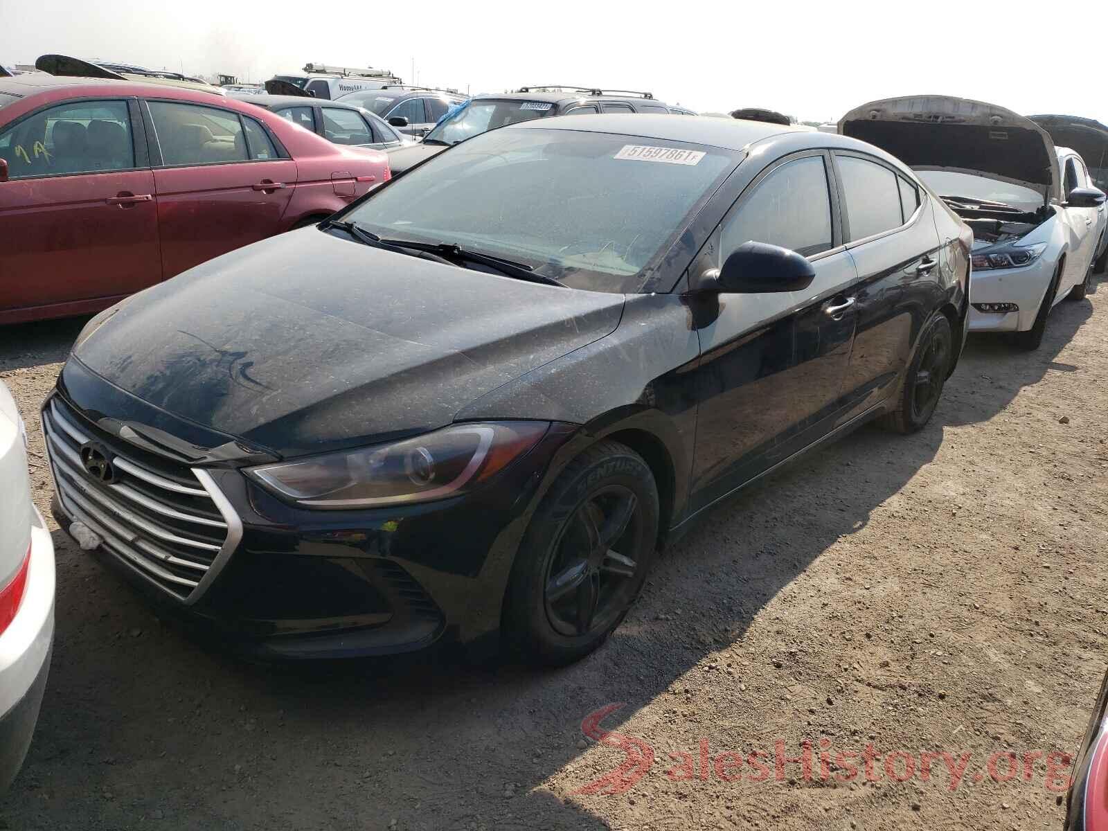 KMHD74LF2HU067378 2017 HYUNDAI ELANTRA