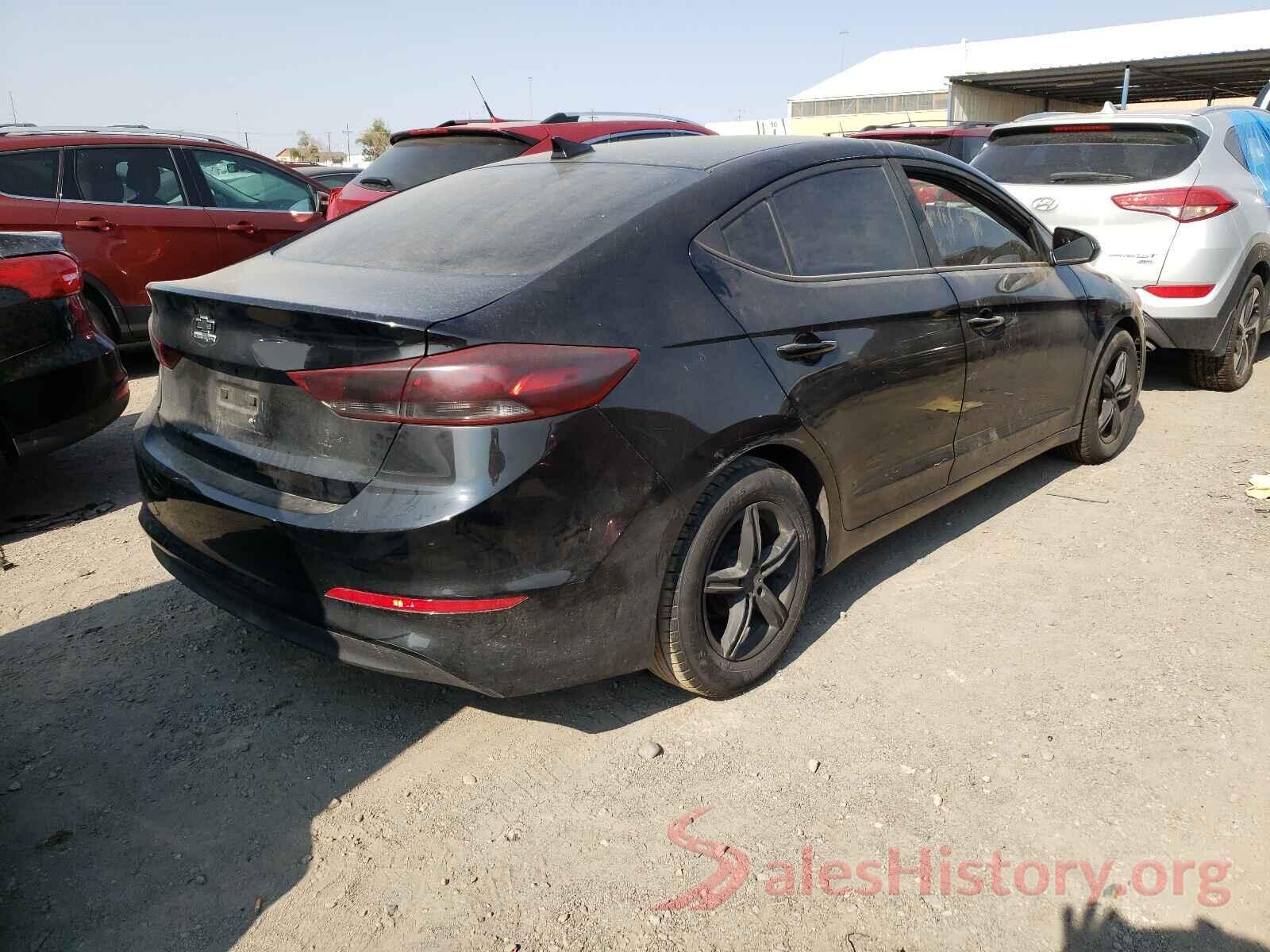 KMHD74LF2HU067378 2017 HYUNDAI ELANTRA