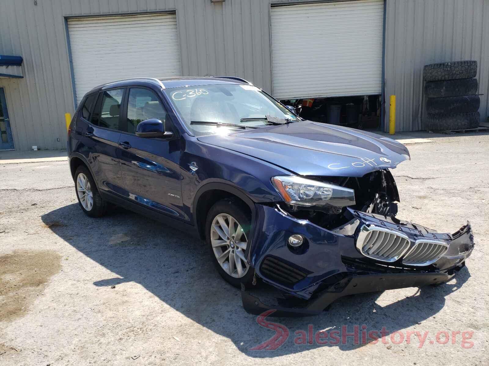 5UXWX9C3XH0W80208 2017 BMW X3