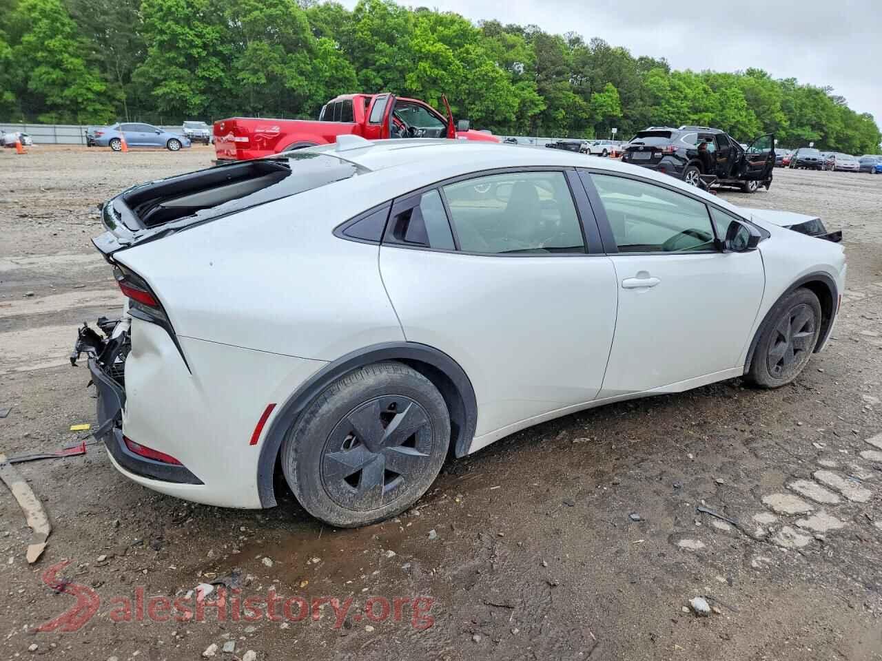 2024 TOYOTA PRIUS VIN JTDACAAU5R3041481, right side view
