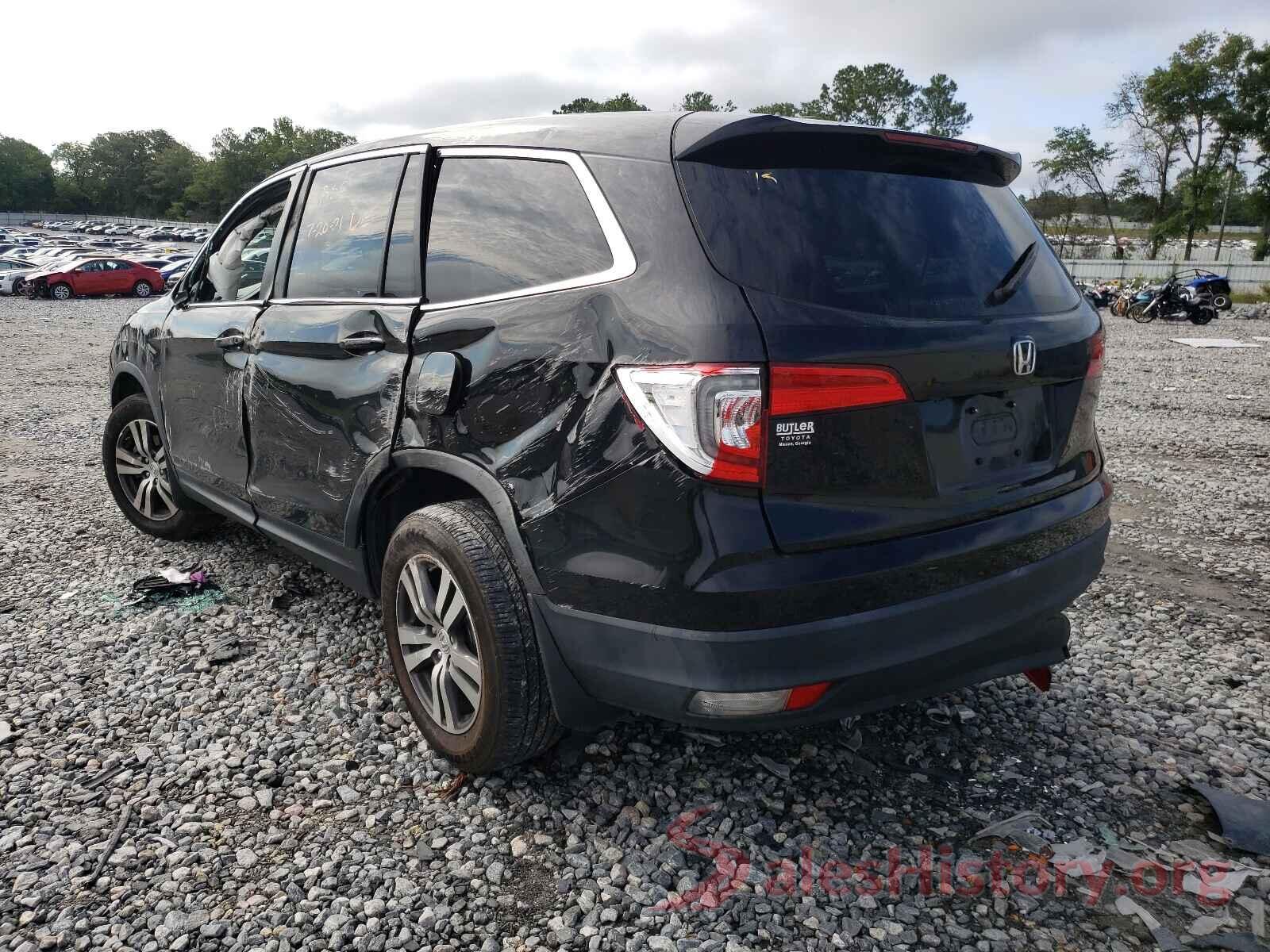 5FNYF5H37HB010969 2017 HONDA PILOT