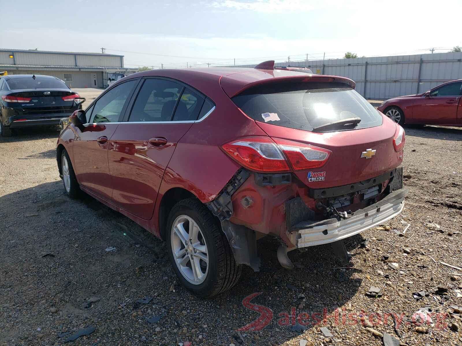 3G1BE6SM3JS653390 2018 CHEVROLET CRUZE