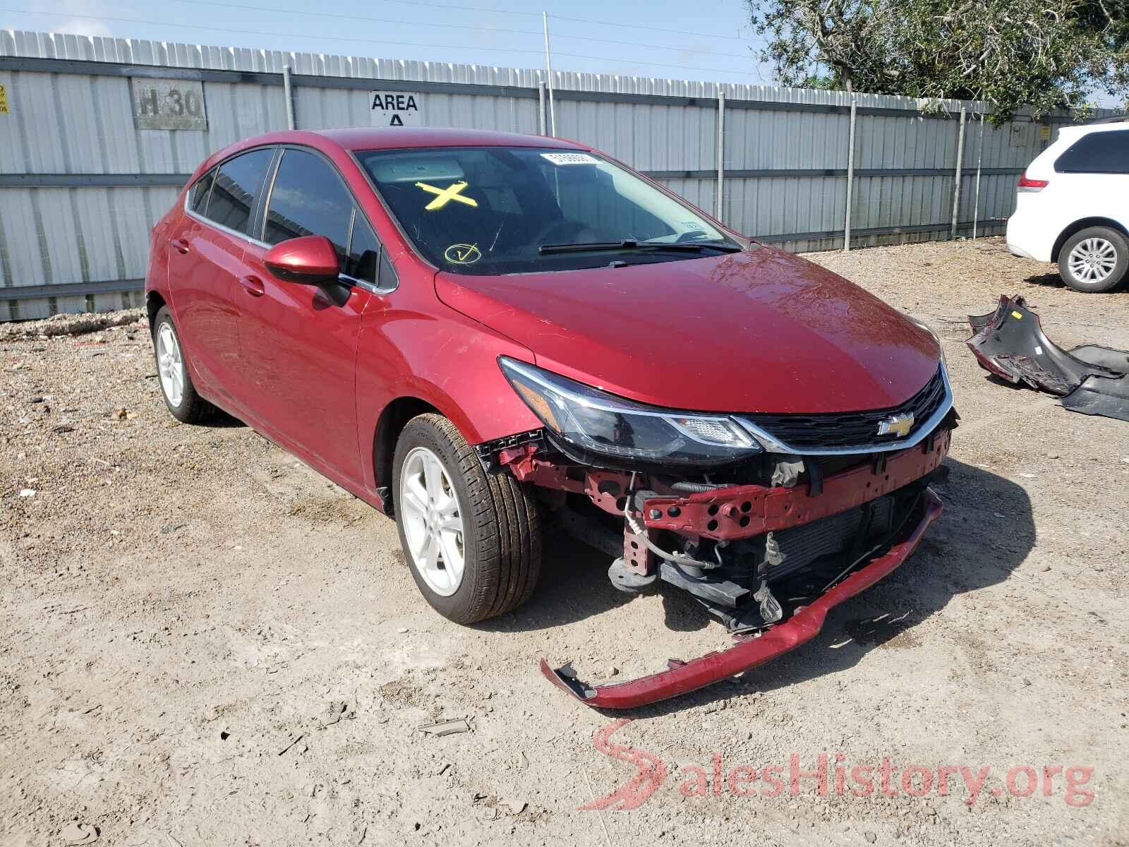 3G1BE6SM3JS653390 2018 CHEVROLET CRUZE