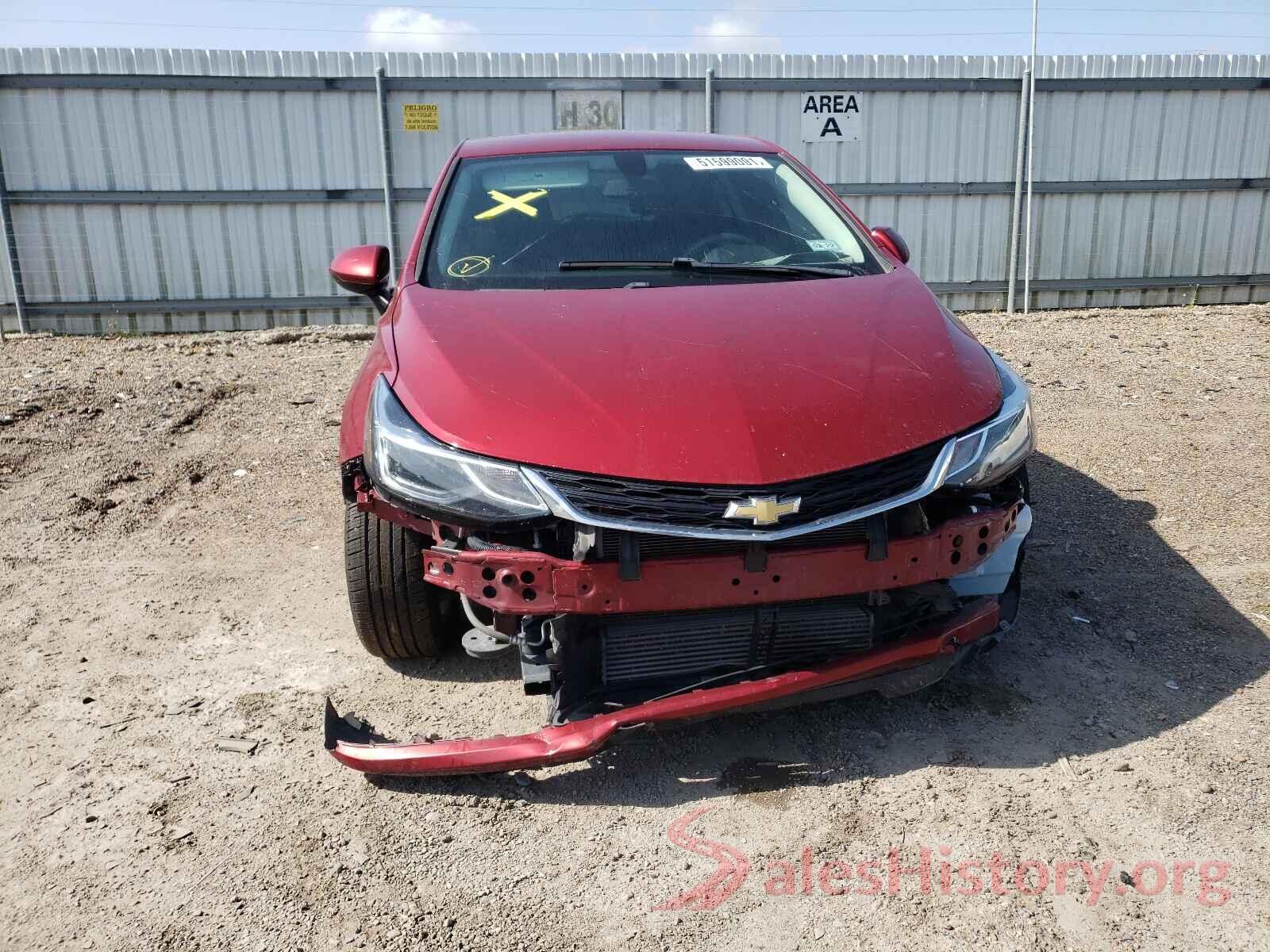 3G1BE6SM3JS653390 2018 CHEVROLET CRUZE