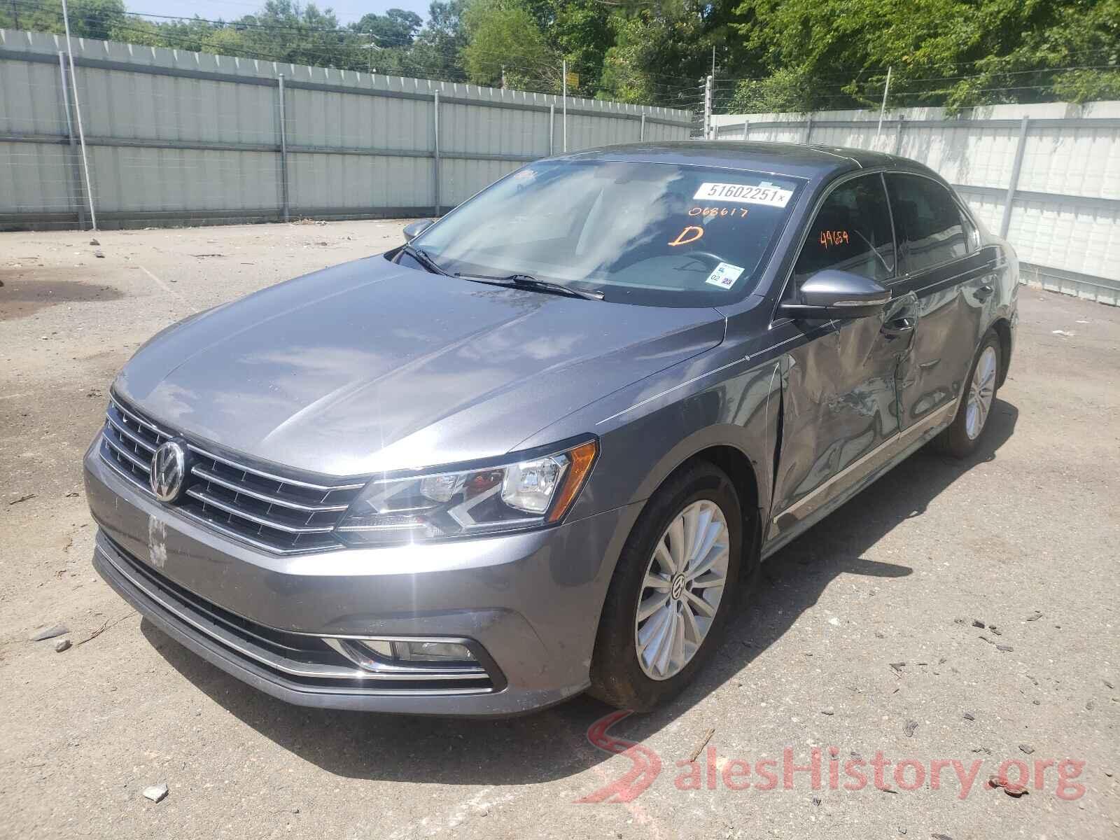 1VWBS7A32GC068617 2016 VOLKSWAGEN PASSAT