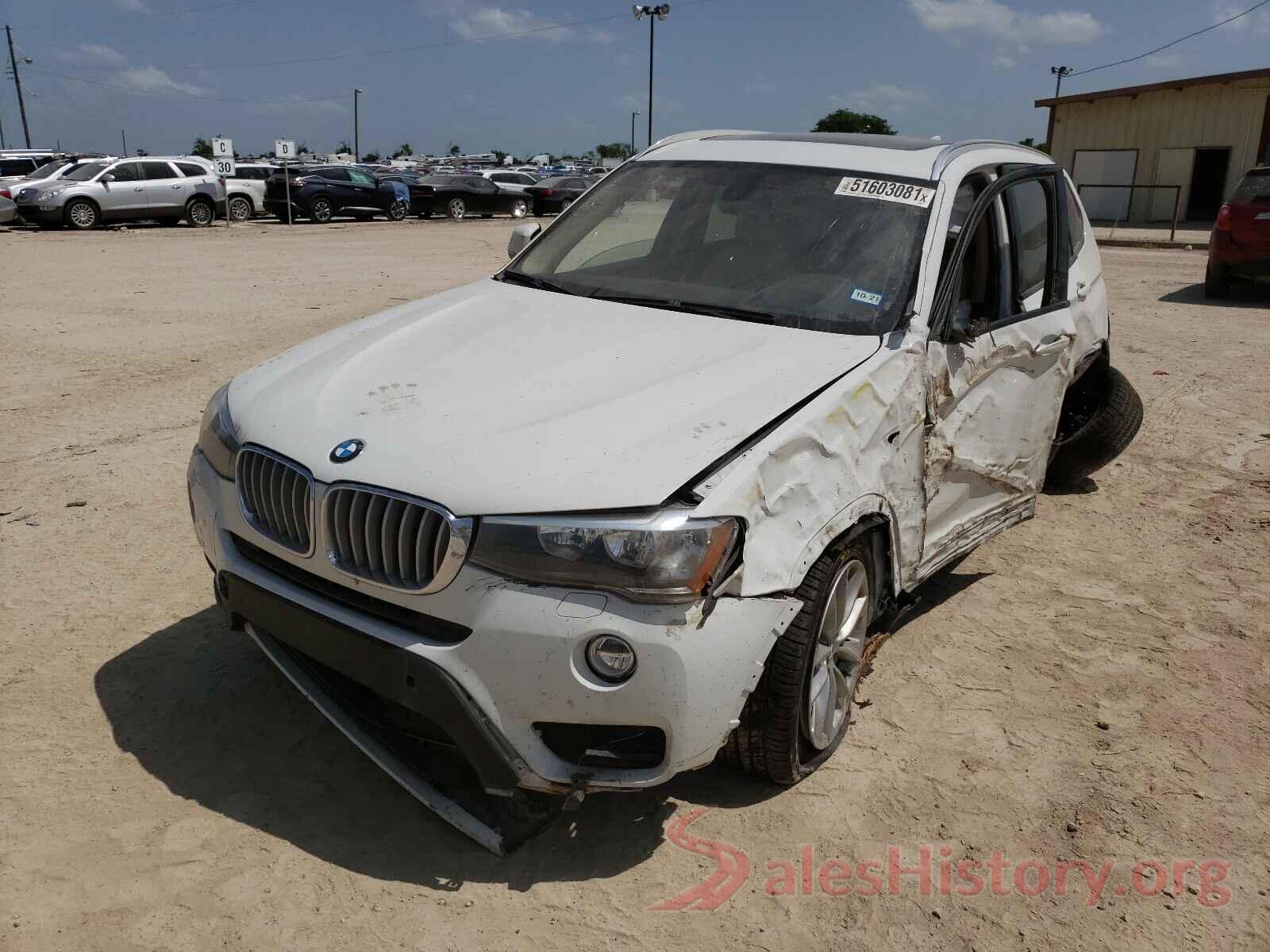 5UXWX9C52G0D88488 2016 BMW X3