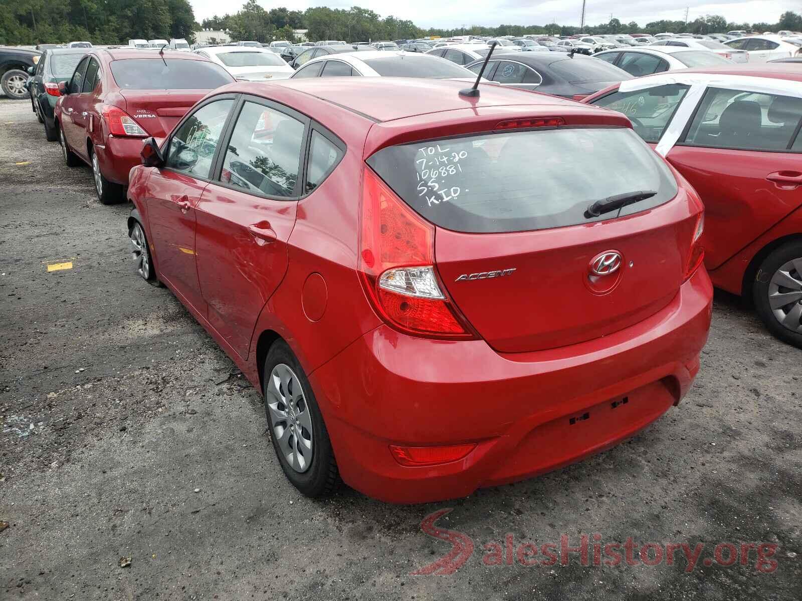 KMHCT5AE5HU301519 2017 HYUNDAI ACCENT