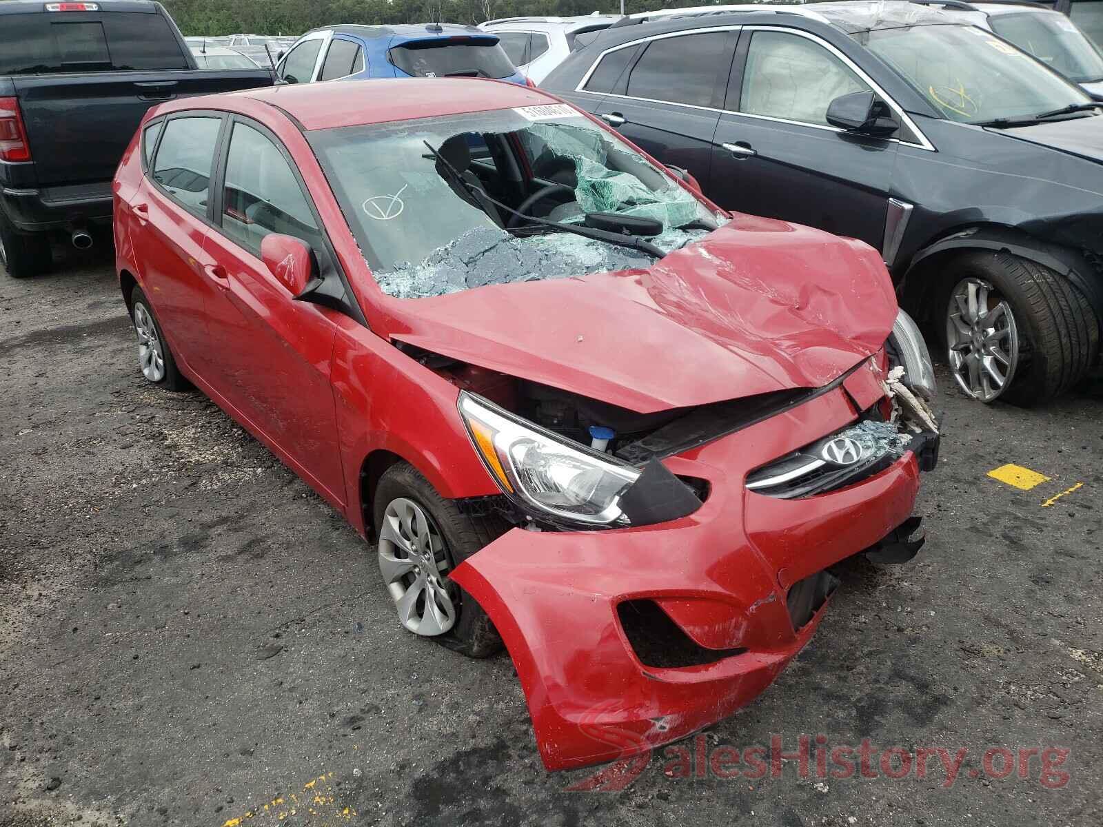 KMHCT5AE5HU301519 2017 HYUNDAI ACCENT