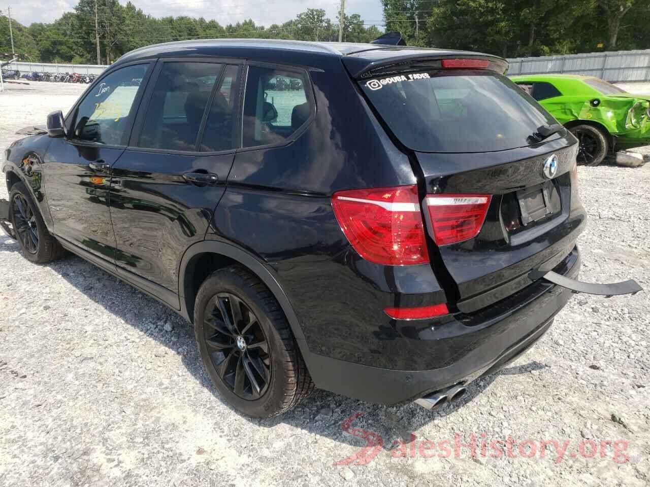 5UXWX9C32H0T20592 2017 BMW X3