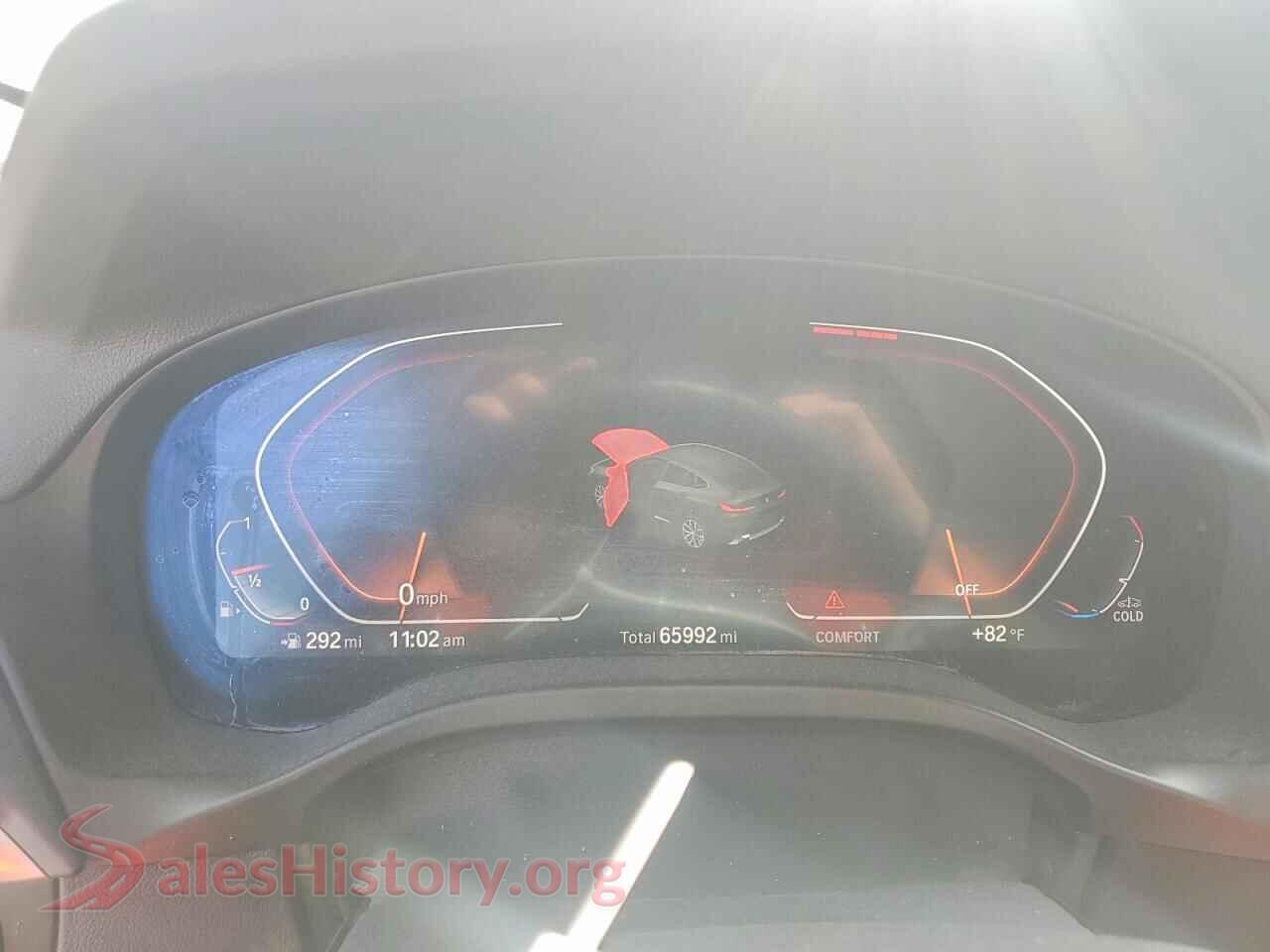 2022 BMW X4 VIN 5UX33DT08N9K79688, interior center console