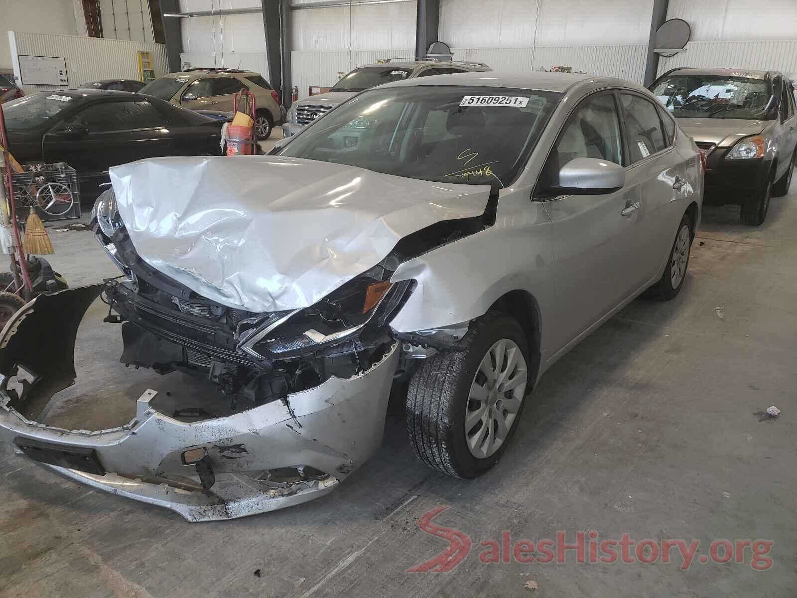 3N1AB7APXKY445148 2019 NISSAN SENTRA