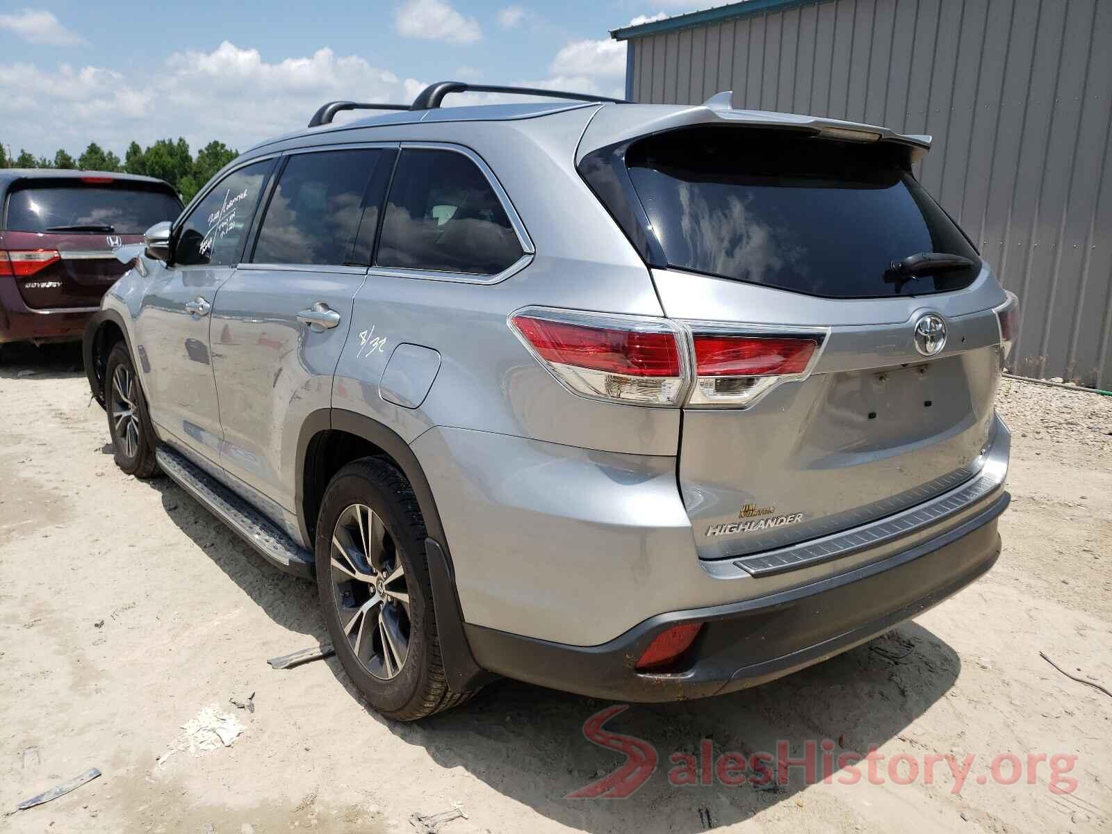 5TDKKRFH3GS164581 2016 TOYOTA HIGHLANDER