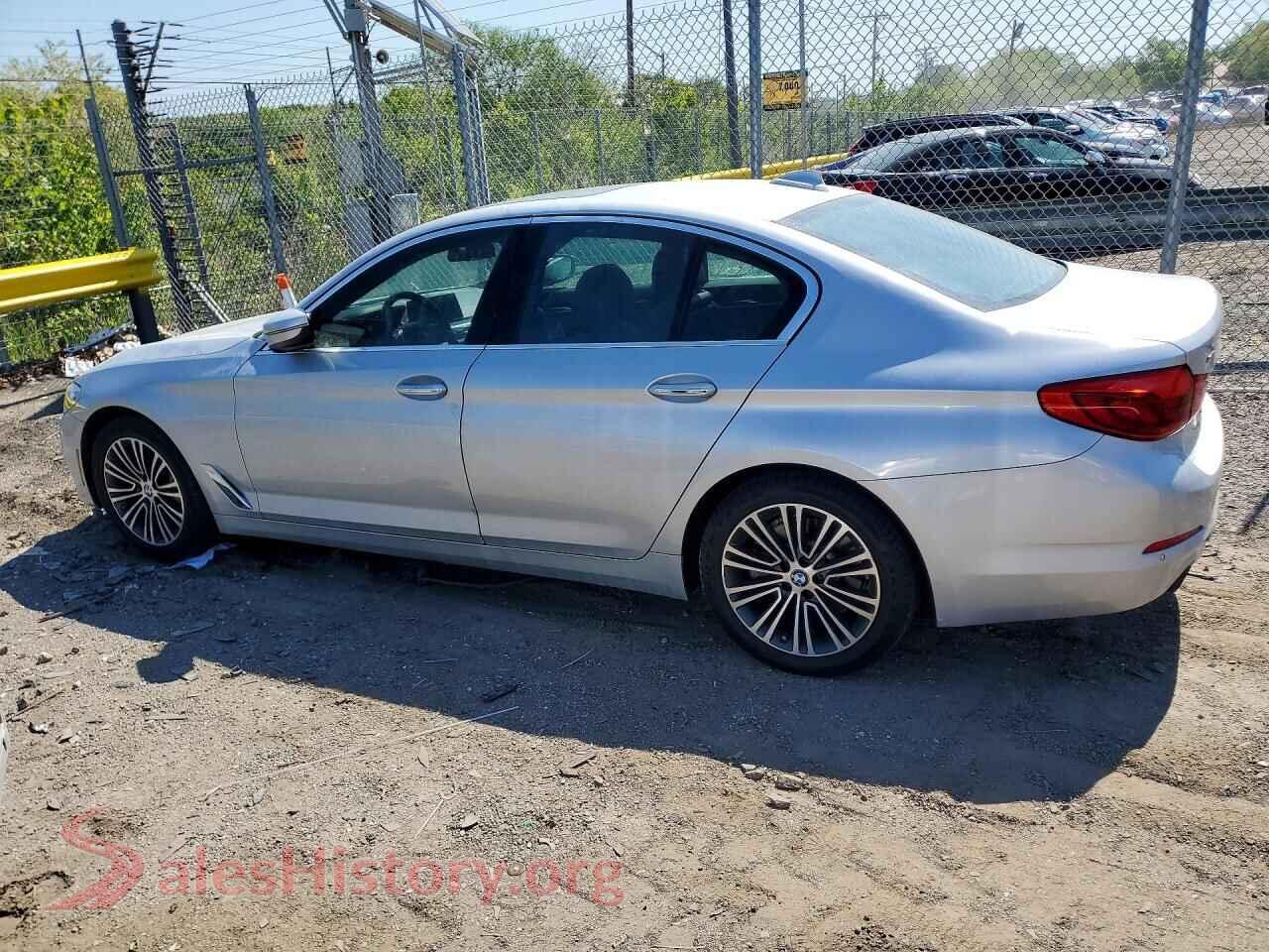 2017 BMW 5 SERIES VIN WBAJA7C38HWA70435, front view
