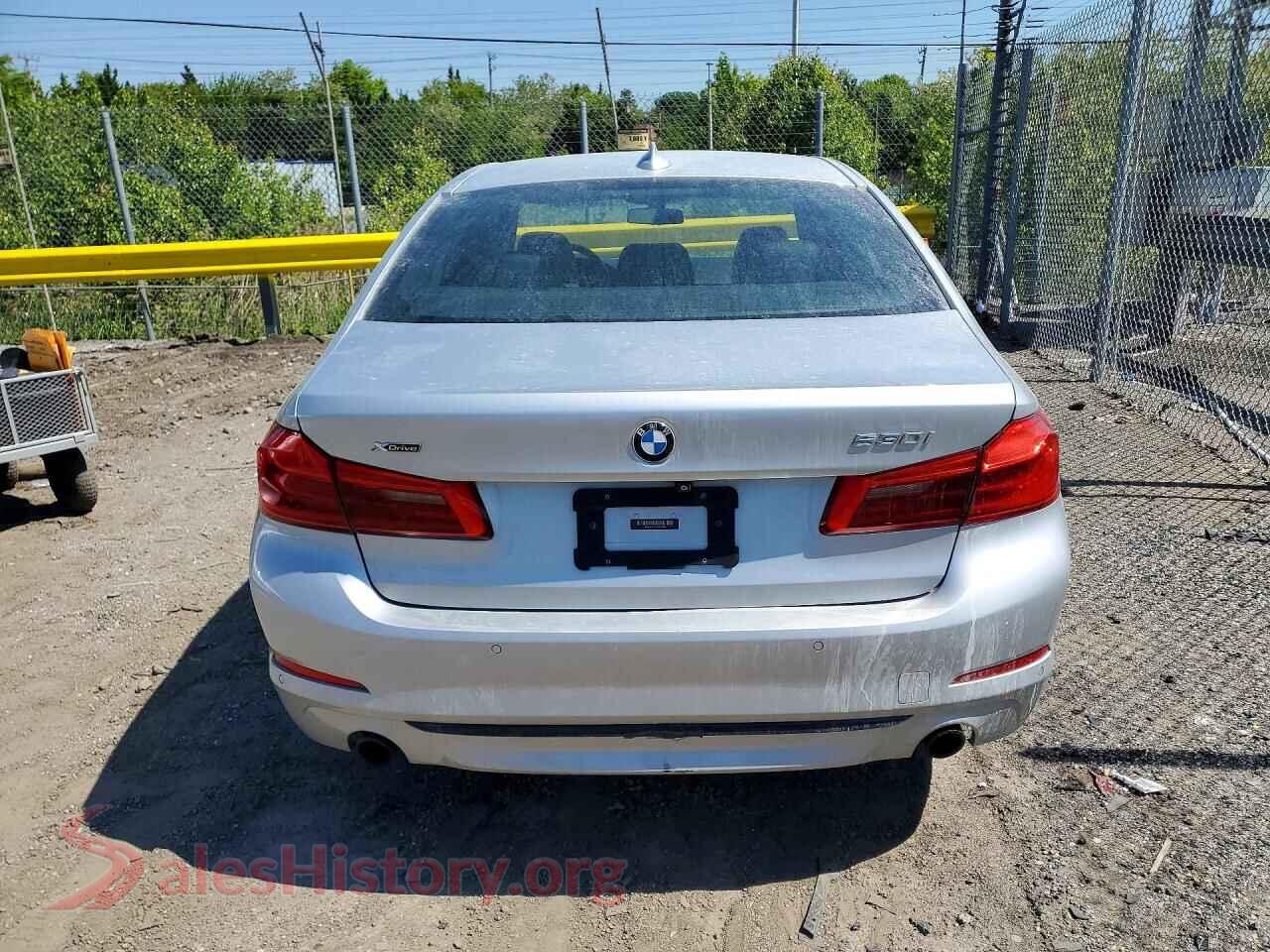 2017 BMW 5 SERIES VIN WBAJA7C38HWA70435, left side view
