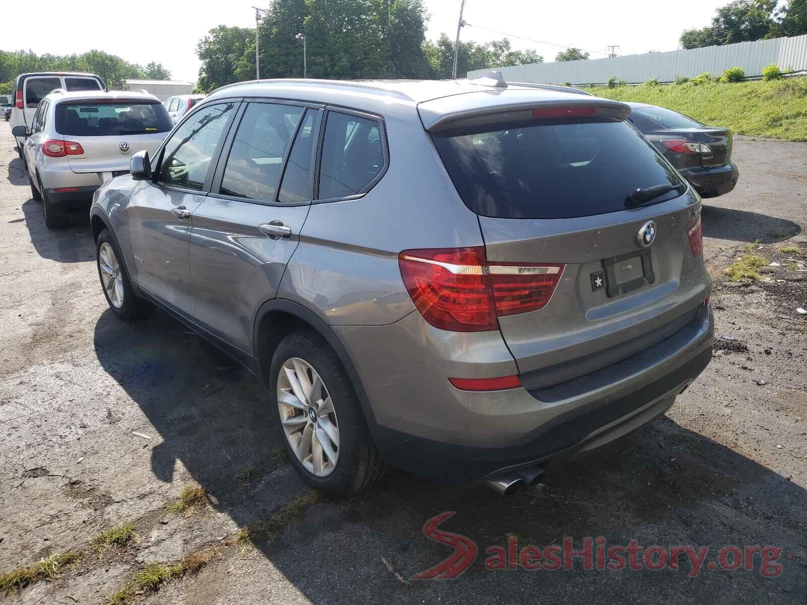 5UXWX9C34H0T22618 2017 BMW X3