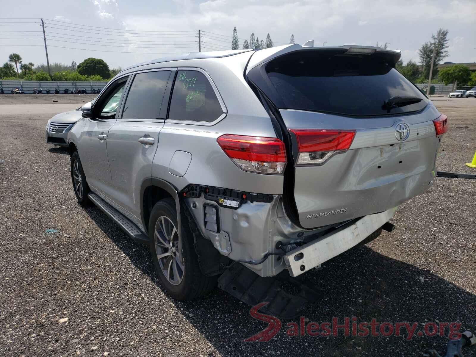 5TDKZRFH5JS543858 2018 TOYOTA HIGHLANDER