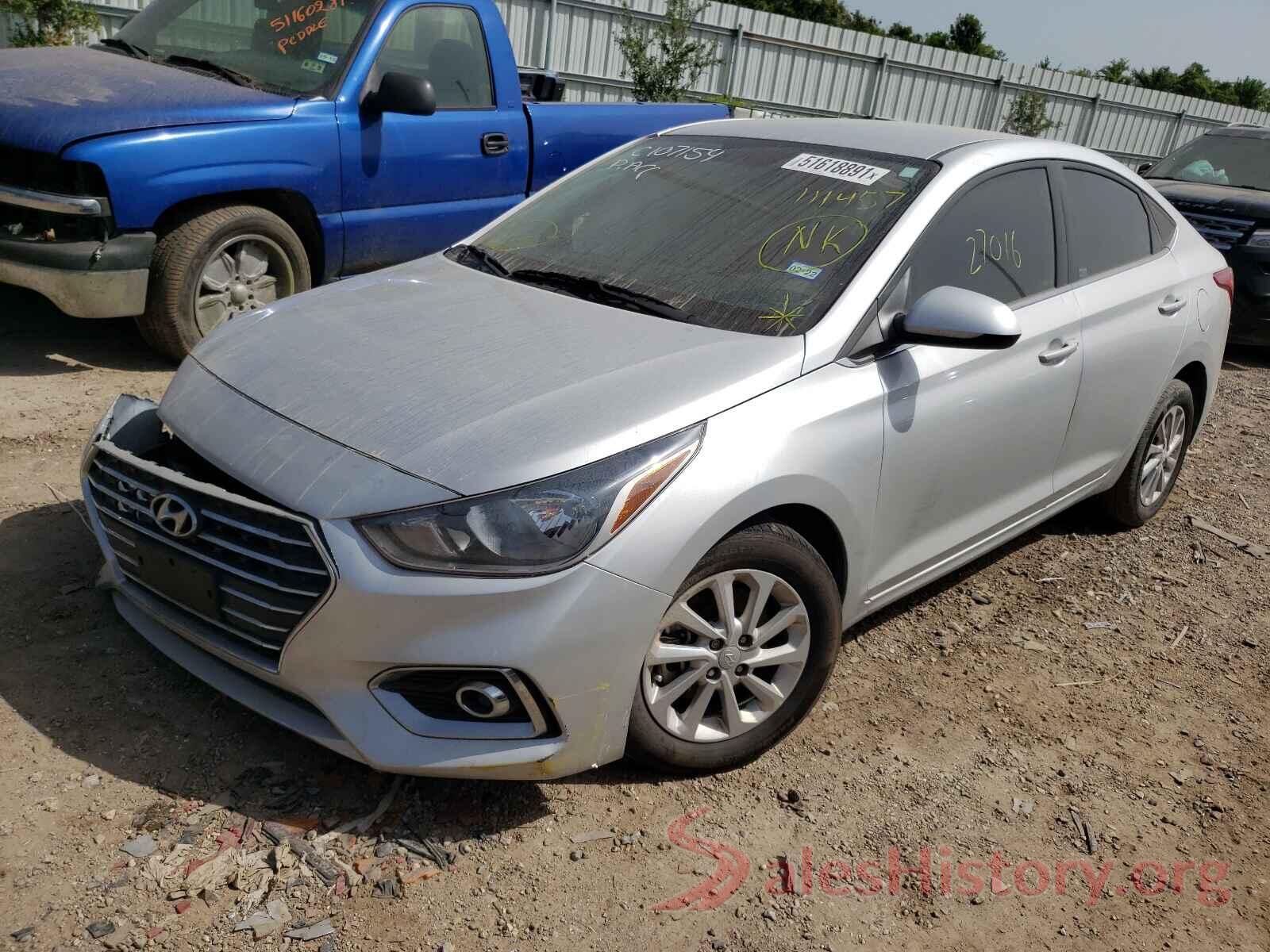 3KPC24A6XLE111457 2020 HYUNDAI ACCENT