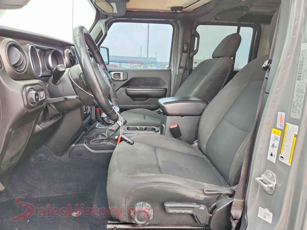 2019 JEEP WRANGLER VIN 1C4HJXDG9KW544707, engine bay