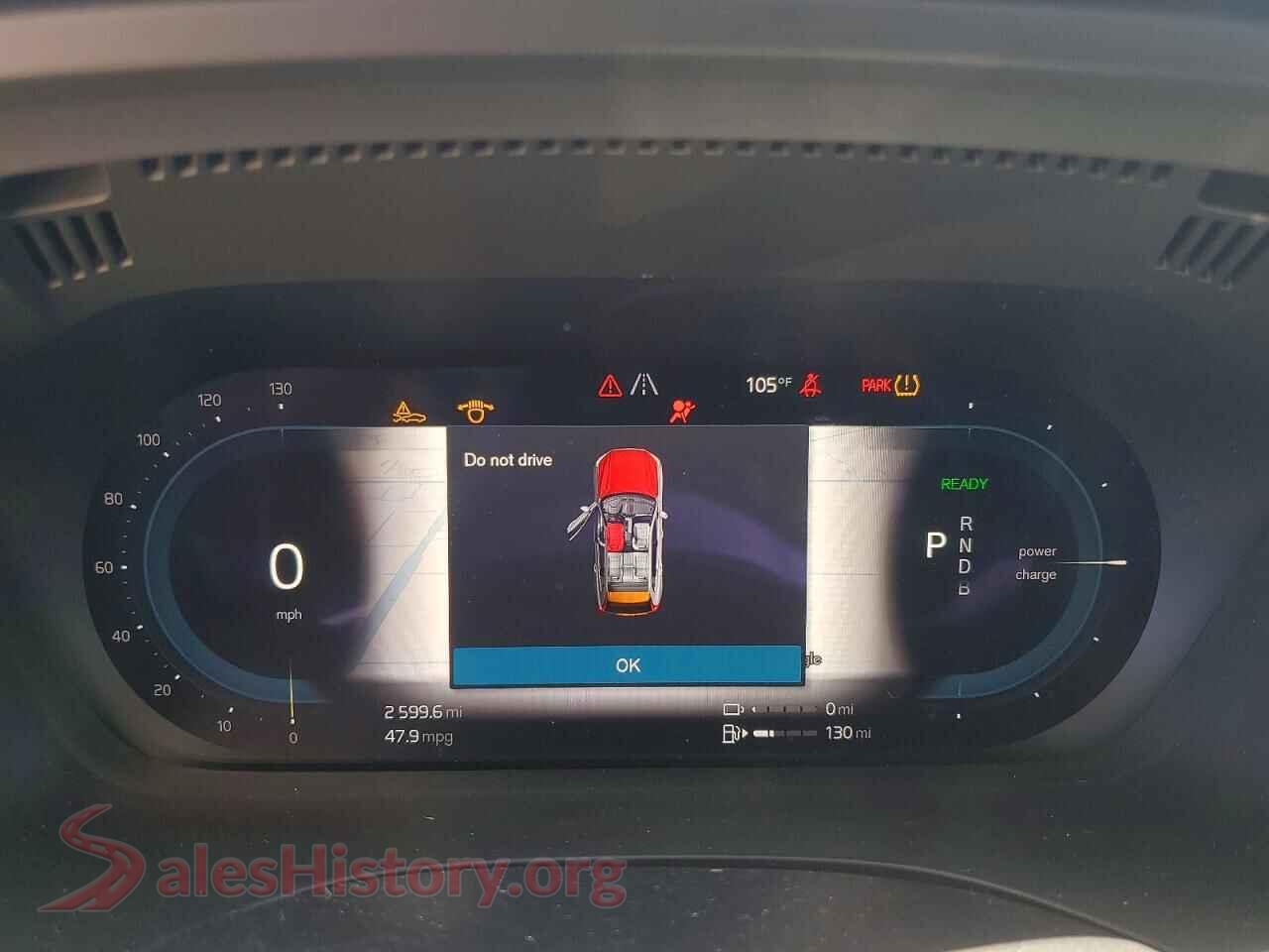 2025 VOLVO XC60 VIN YV4H60RJ5S1013043, interior center console