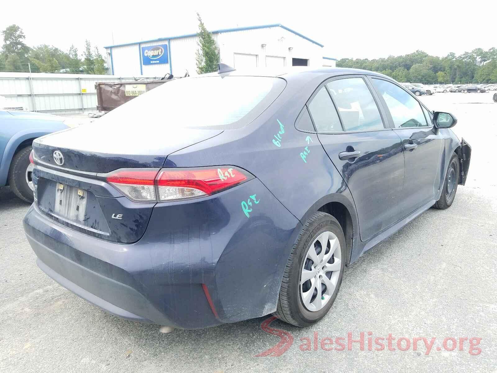 5YFEPRAE4LP081661 2020 TOYOTA COROLLA