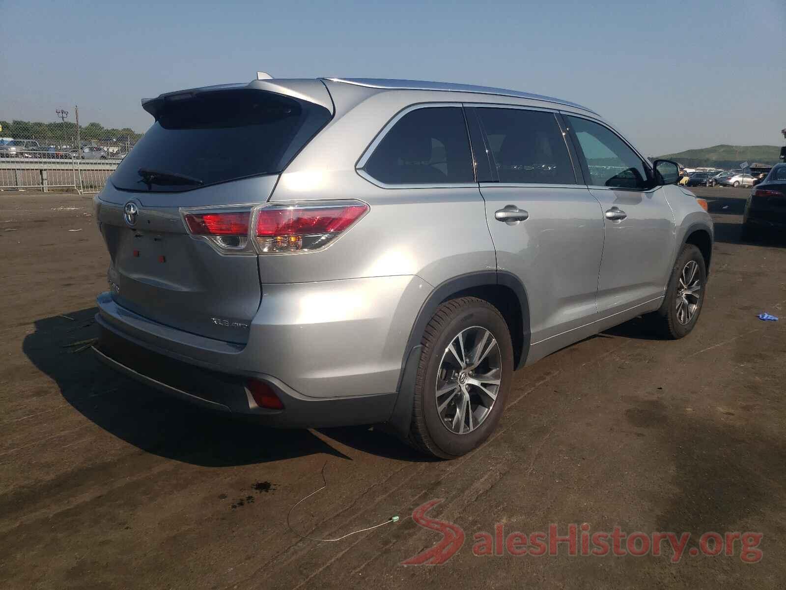 5TDJKRFH5GS237803 2016 TOYOTA HIGHLANDER