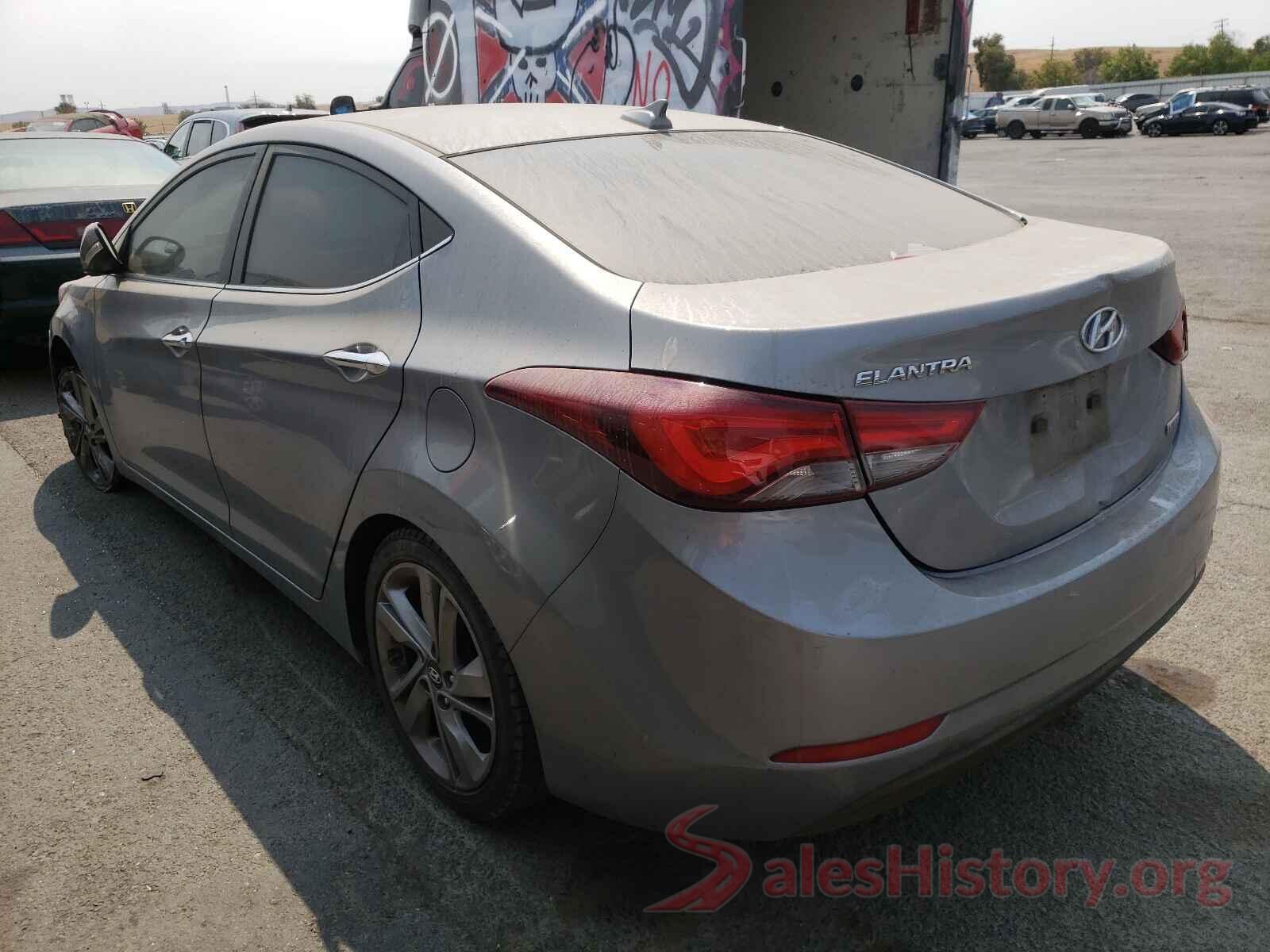 KMHDH4AE3EU126327 2014 HYUNDAI ELANTRA