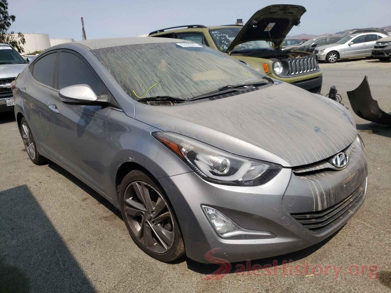 KMHDH4AE3EU126327 2014 HYUNDAI ELANTRA