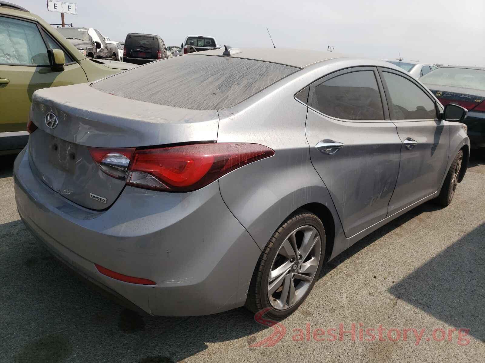 KMHDH4AE3EU126327 2014 HYUNDAI ELANTRA