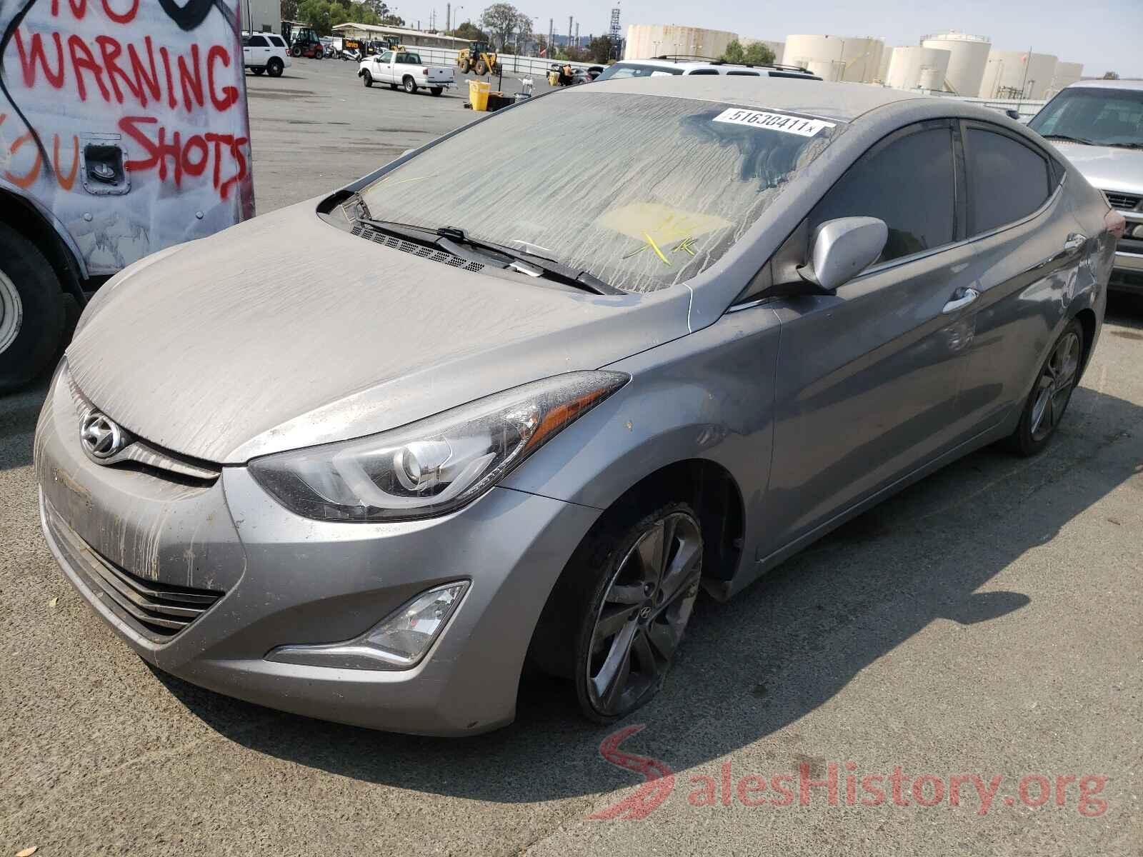 KMHDH4AE3EU126327 2014 HYUNDAI ELANTRA