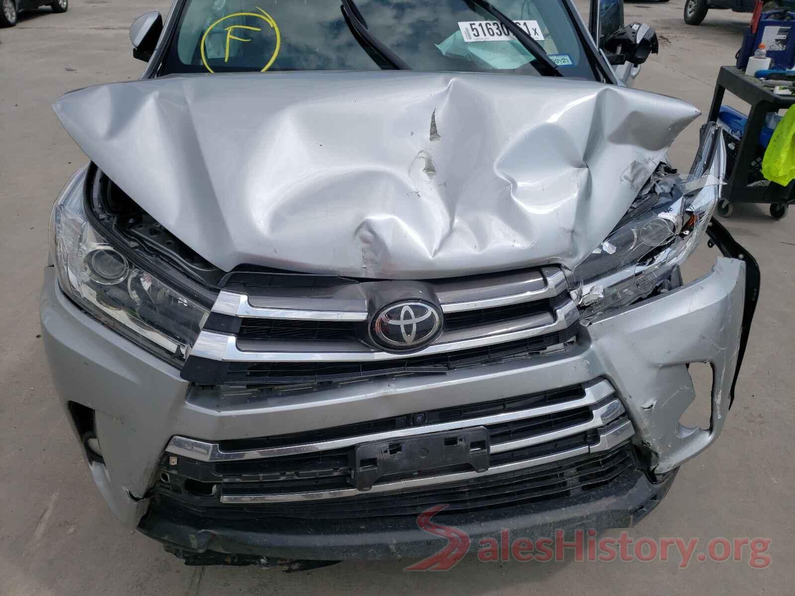 5TDDZRFH2JS897619 2018 TOYOTA HIGHLANDER