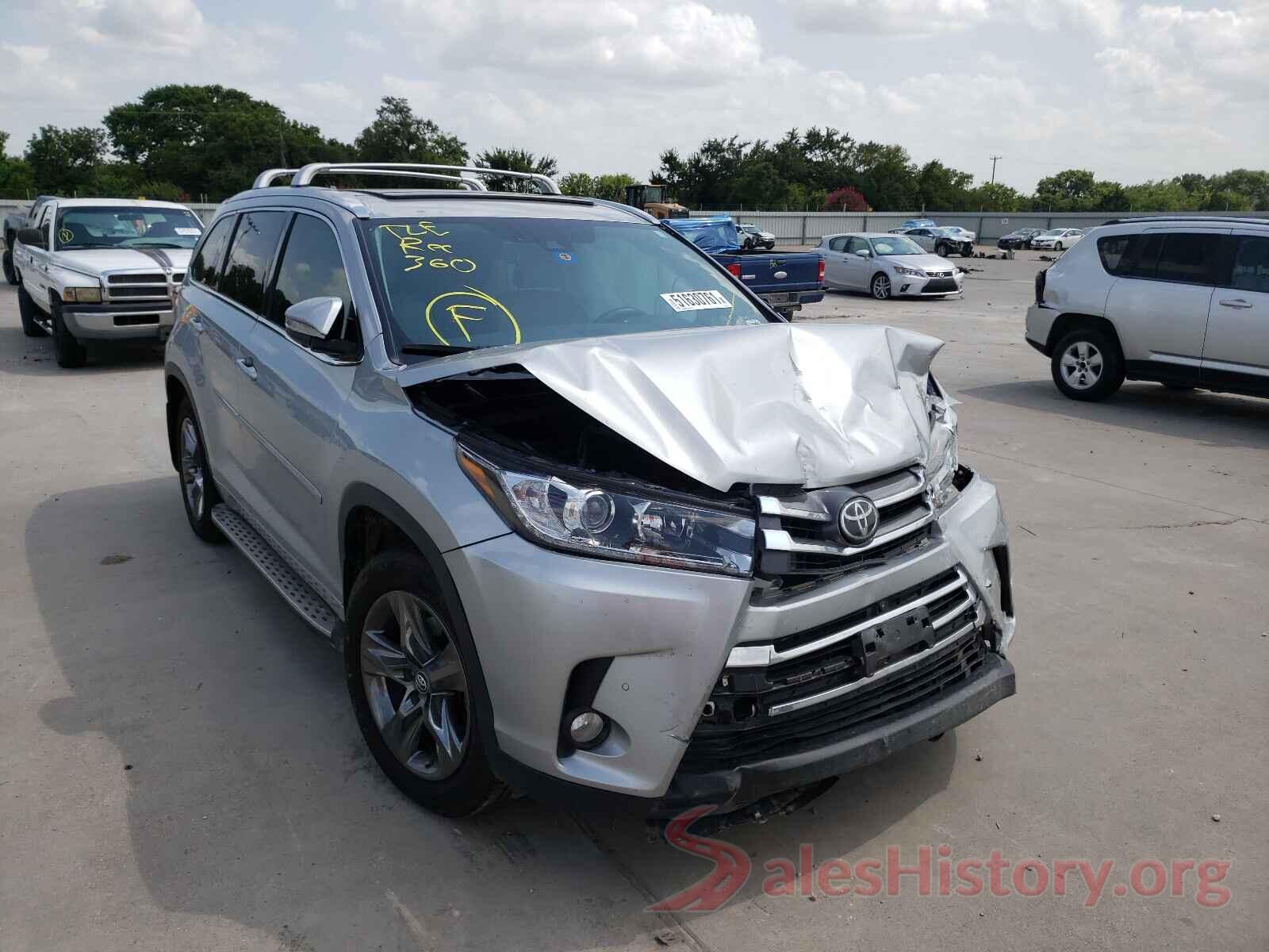 5TDDZRFH2JS897619 2018 TOYOTA HIGHLANDER