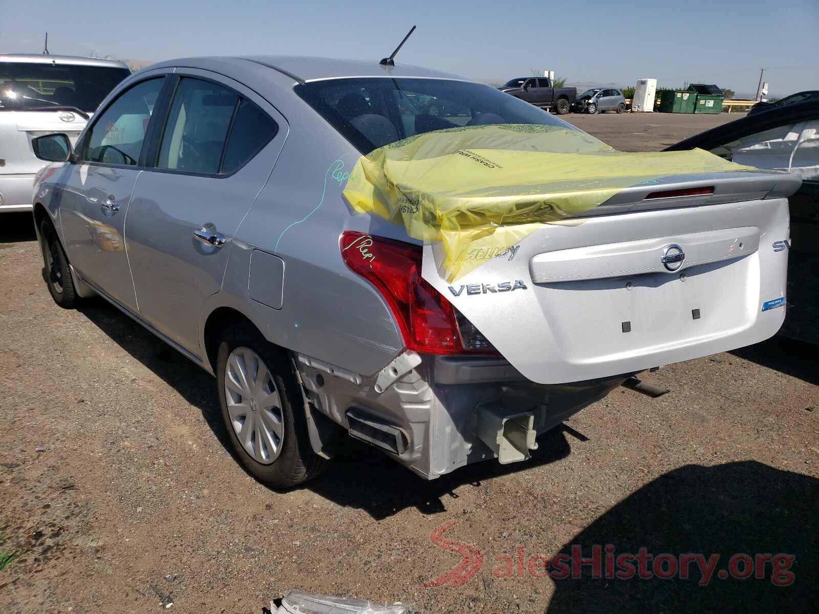 3N1CN7APXGL852603 2016 NISSAN VERSA