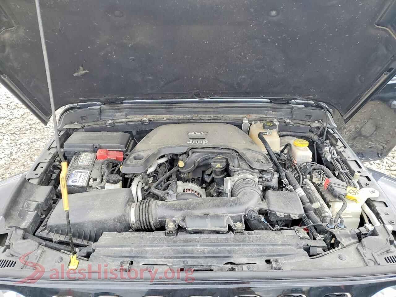 2019 JEEP WRANGLER VIN 1C4HJXEG9KW501693, VIN plate