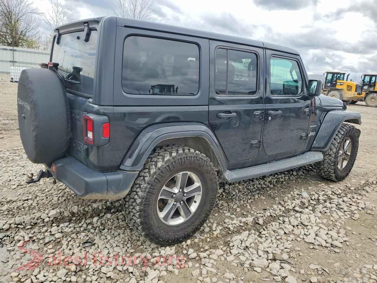 2019 JEEP WRANGLER VIN 1C4HJXEG9KW501693, right side view