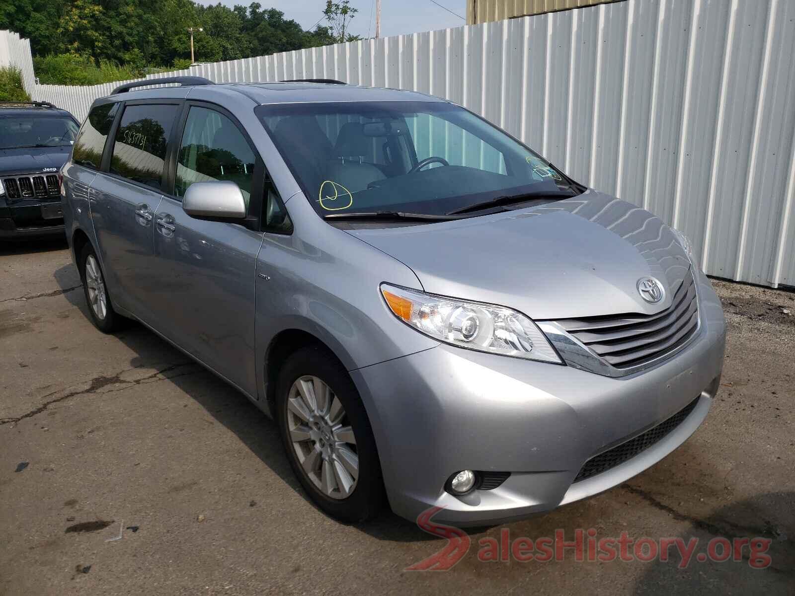 5TDDZ3DC9HS188345 2017 TOYOTA SIENNA