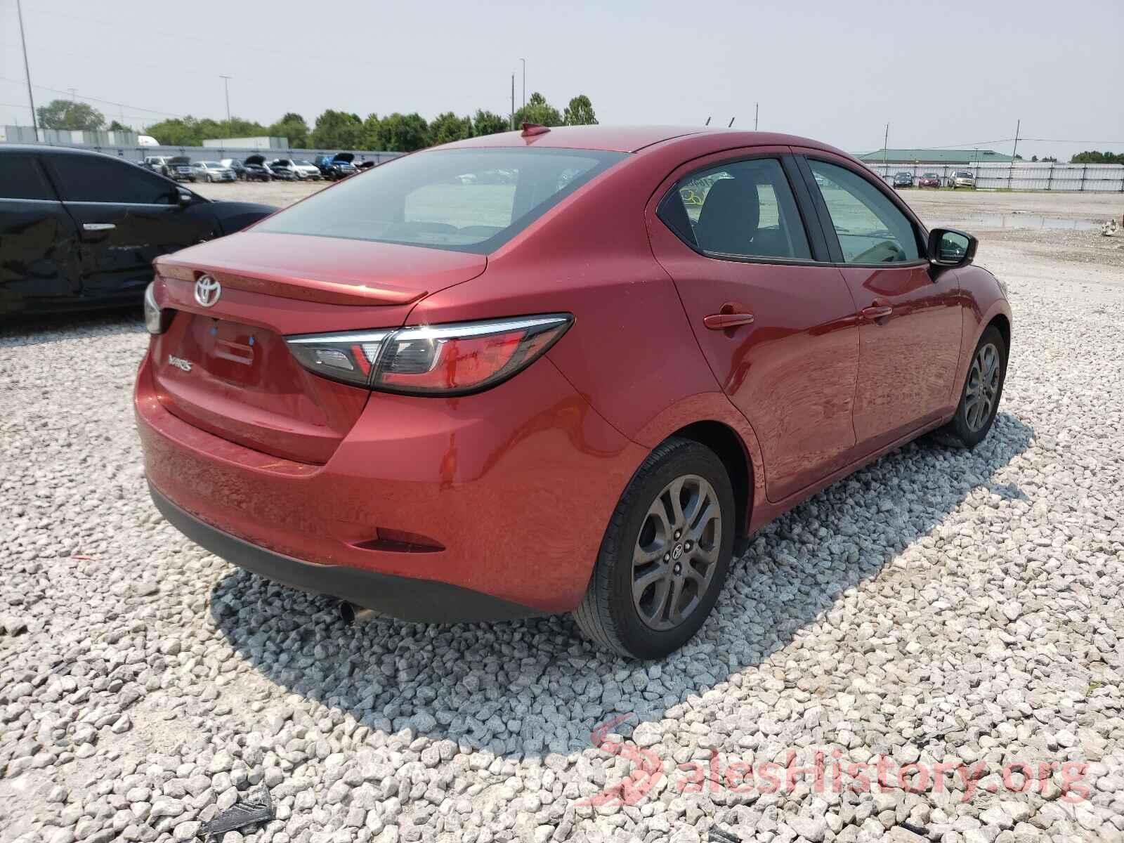 3MYDLBYV2KY520764 2019 TOYOTA YARIS