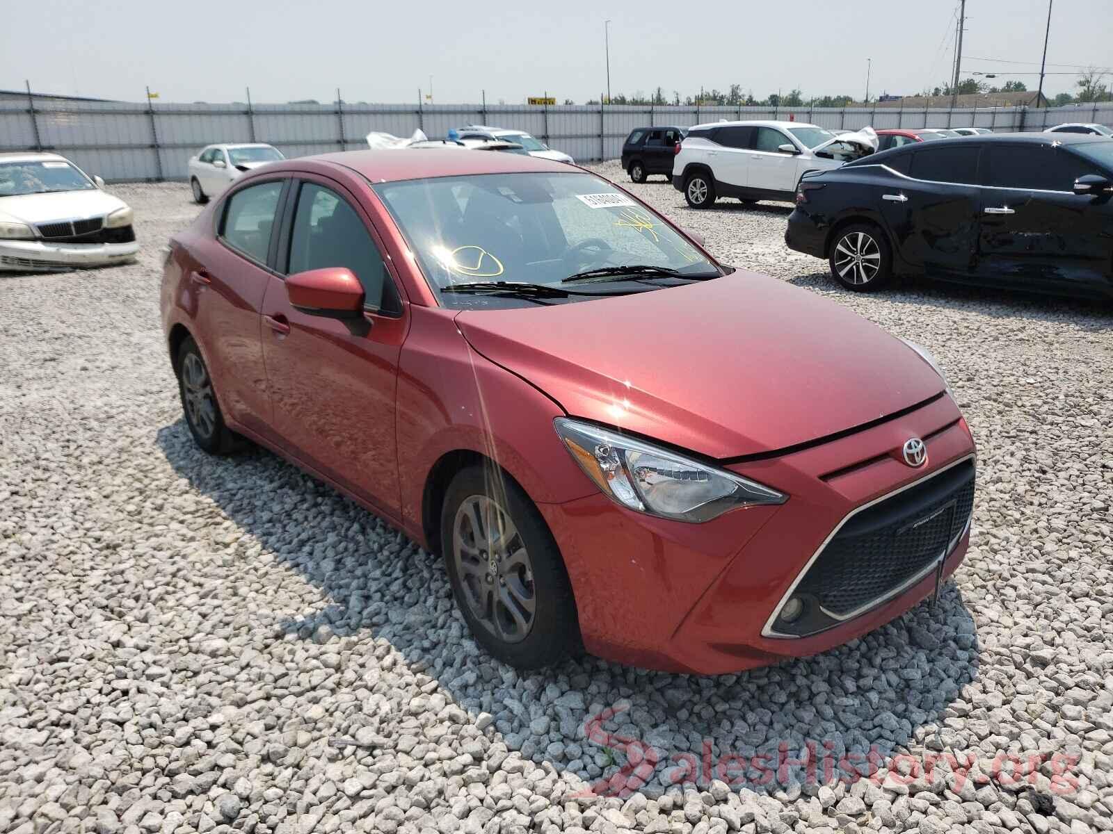 3MYDLBYV2KY520764 2019 TOYOTA YARIS