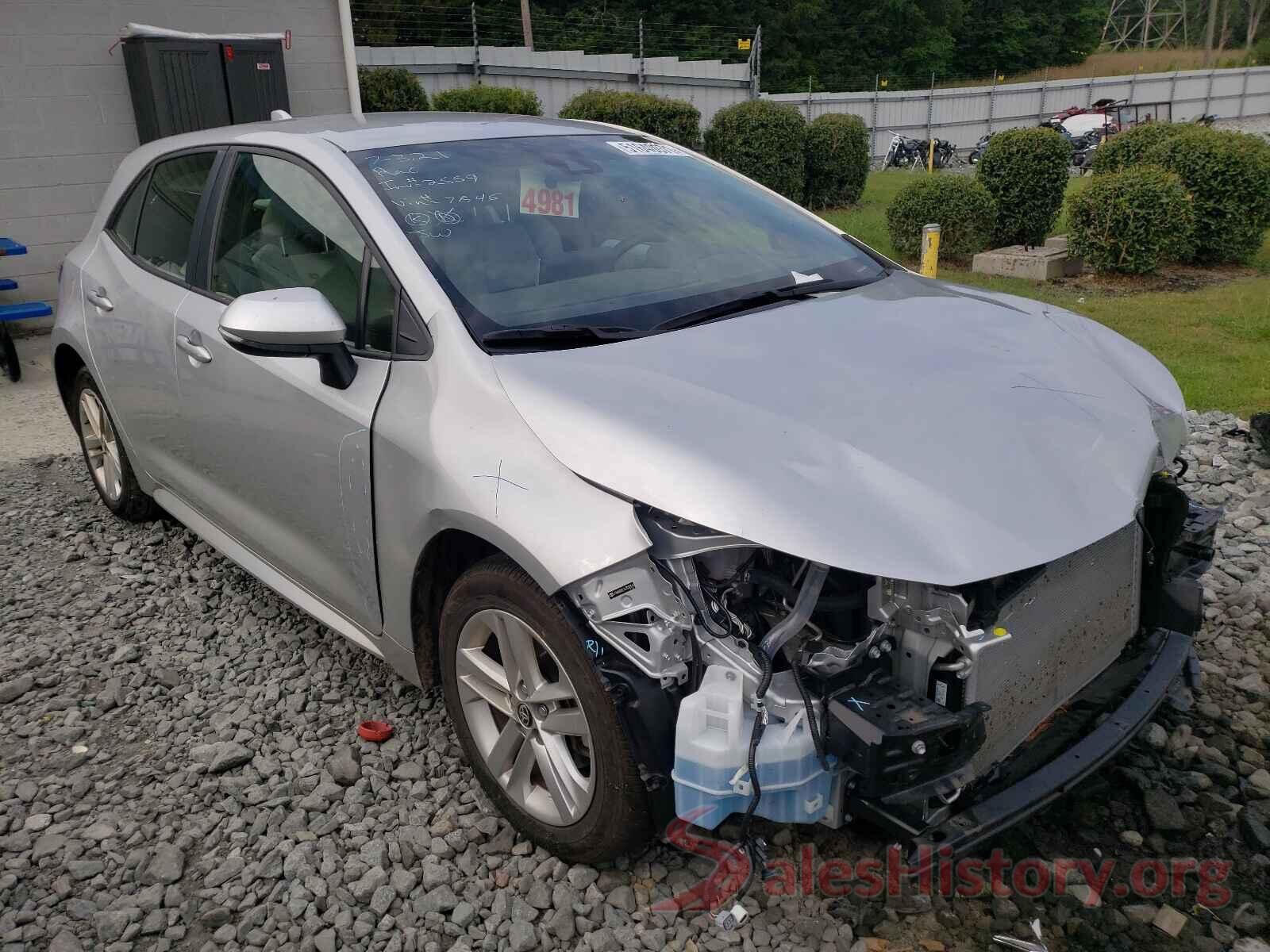 JTNK4RBE7K3037845 2019 TOYOTA COROLLA