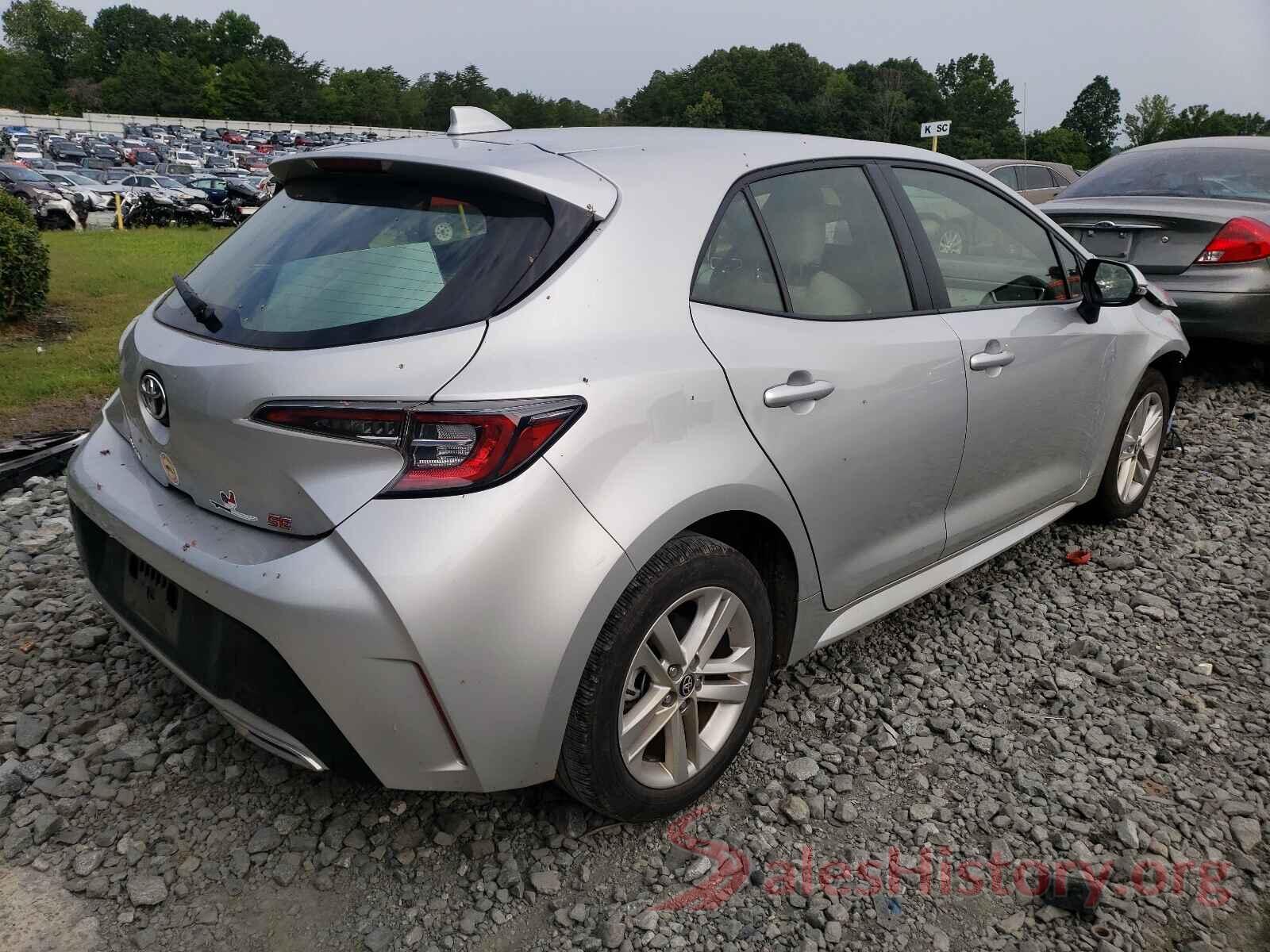 JTNK4RBE7K3037845 2019 TOYOTA COROLLA