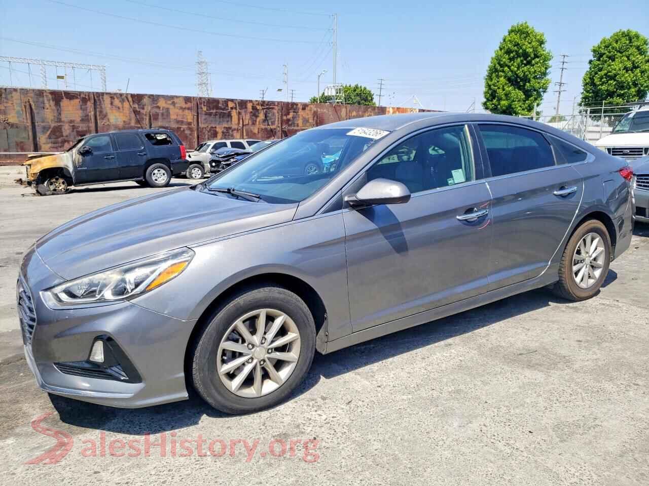 2019 HYUNDAI SONATA VIN 5NPE24AF7KH767103, auction photo