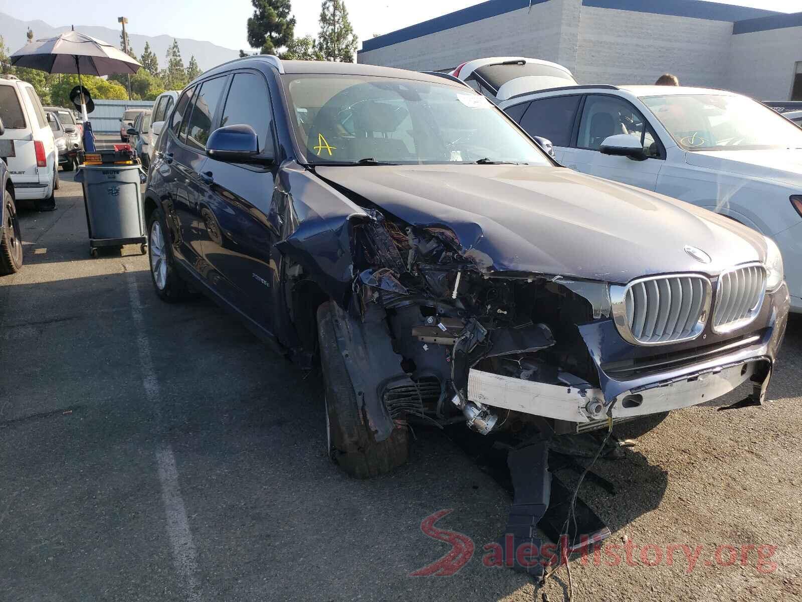 5UXWY3C5XG0N87425 2016 BMW X3