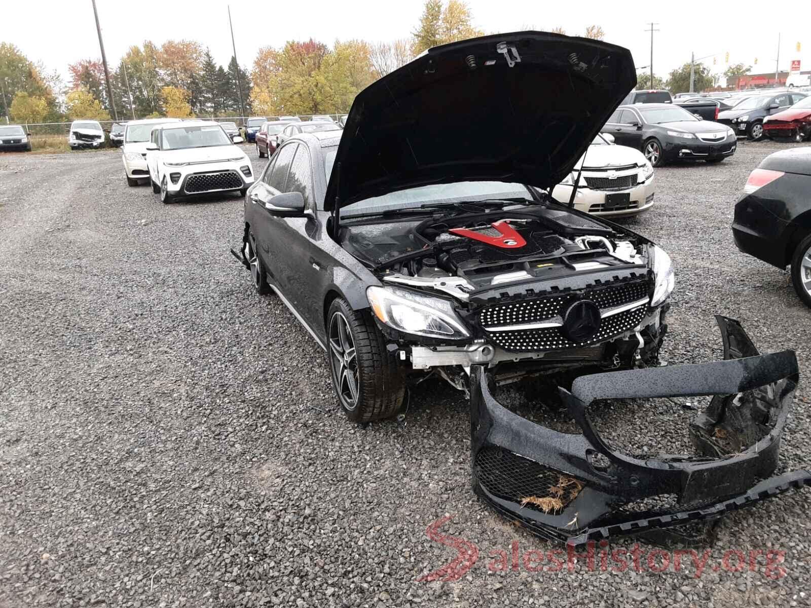 55SWF6EB3HU233081 2017 MERCEDES-BENZ C CLASS