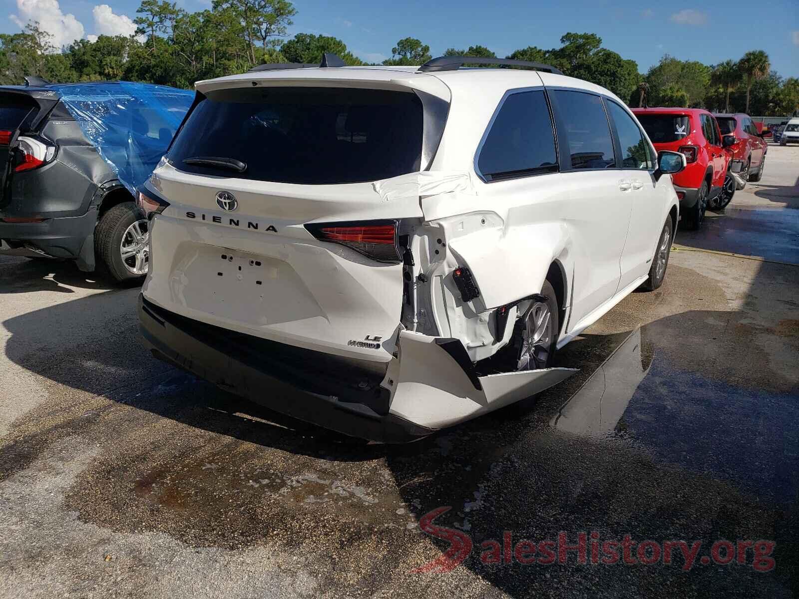 5TDKRKEC0MS001908 2021 TOYOTA SIENNA