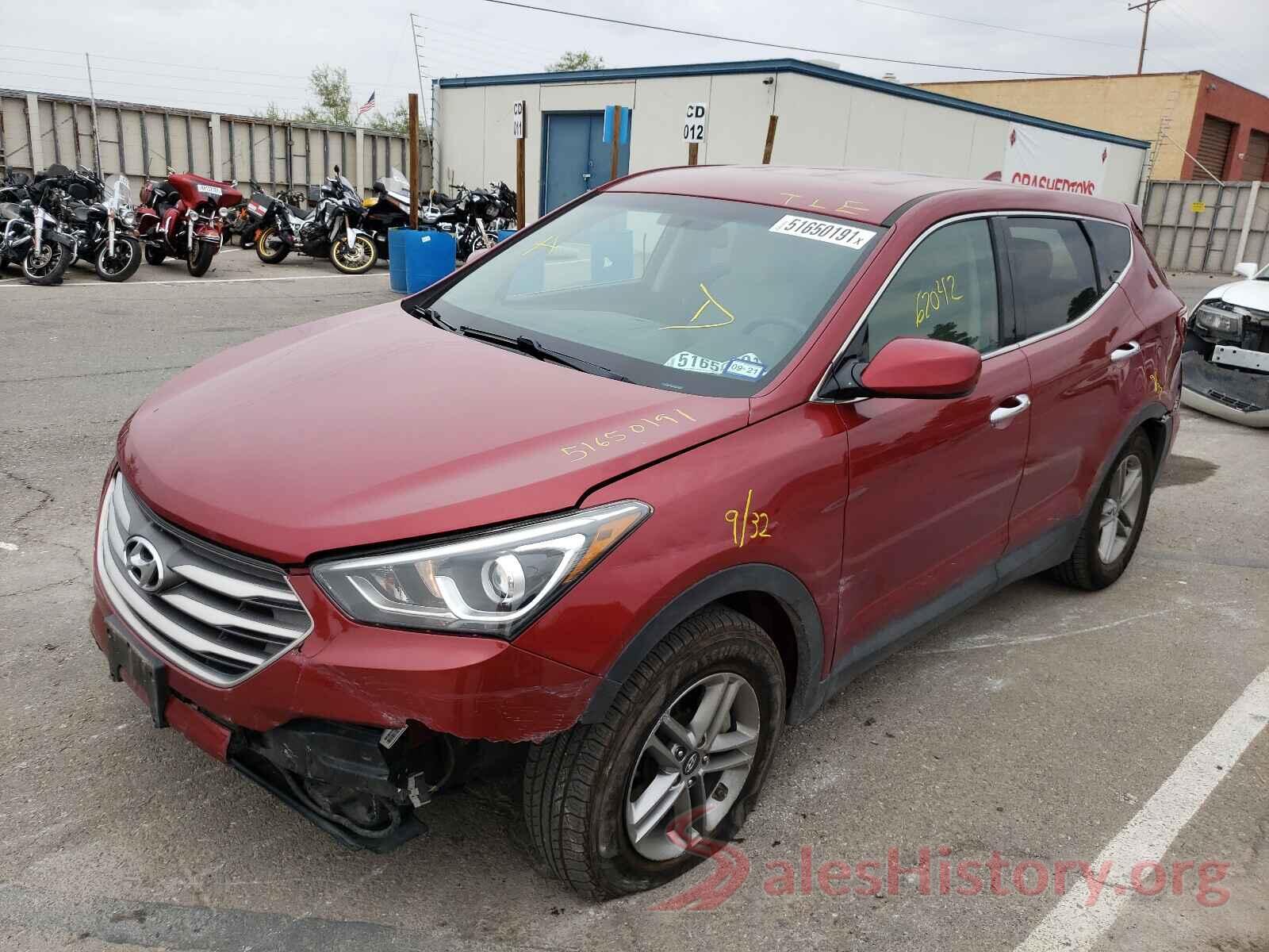 5XYZT3LB1HG475272 2017 HYUNDAI SANTA FE