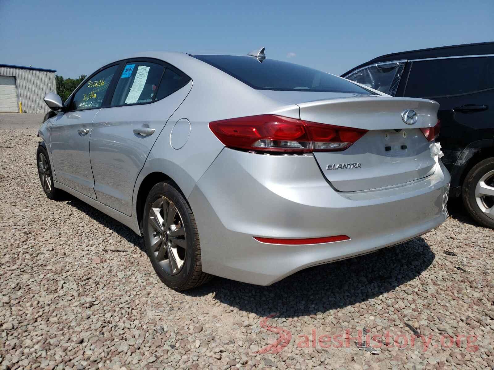 5NPD84LF5JH242871 2018 HYUNDAI ELANTRA