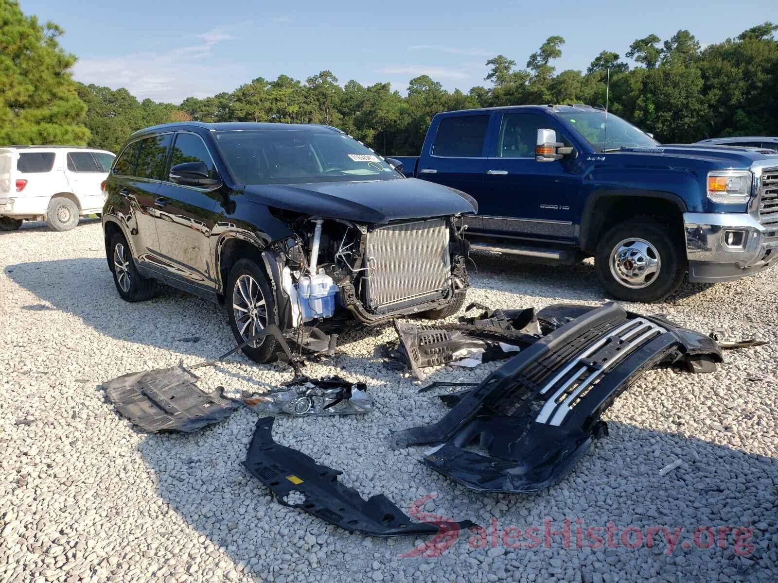 5TDKZRFH4JS545732 2018 TOYOTA HIGHLANDER