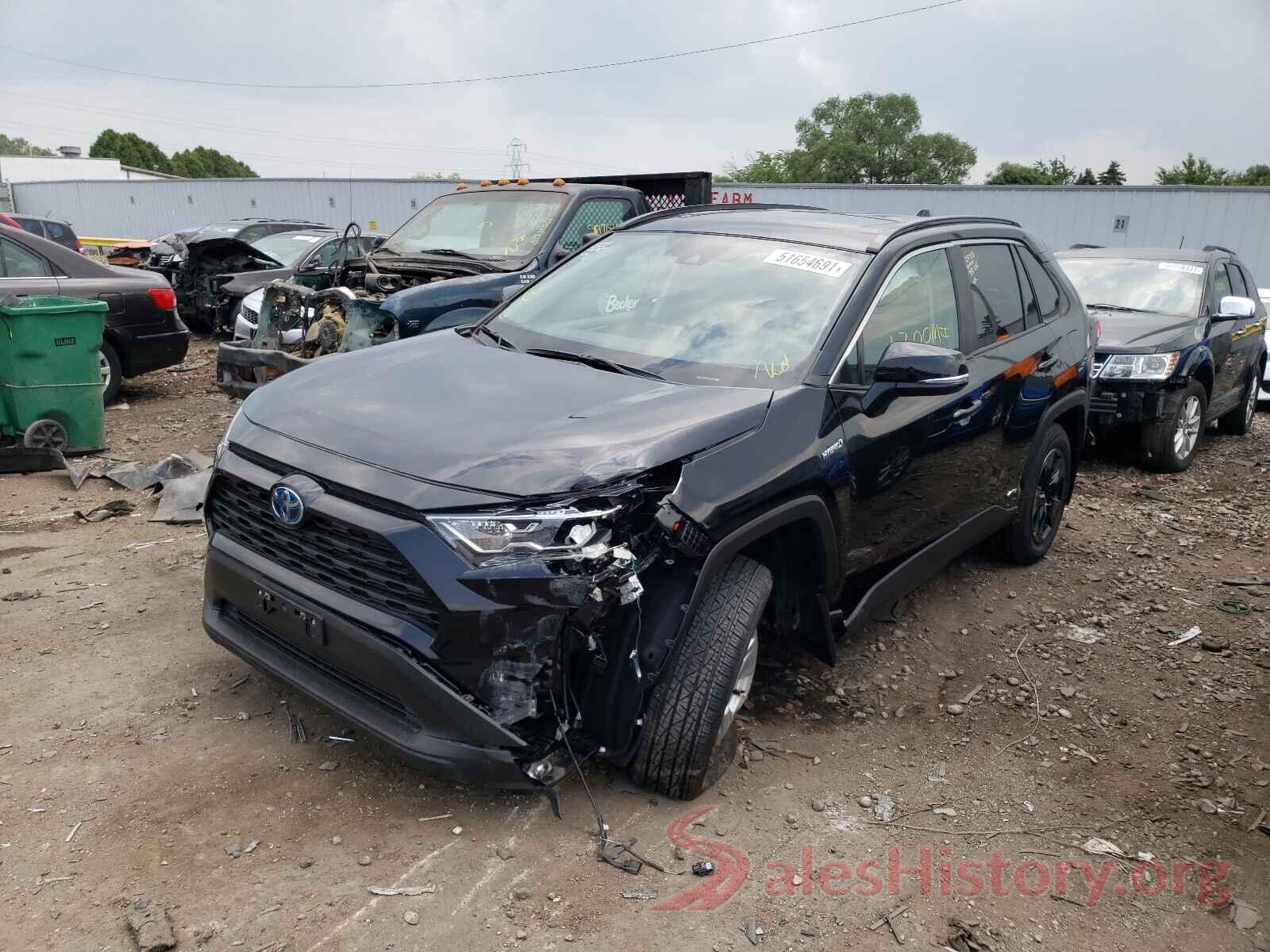 4T3RWRFV4MU017009 2021 TOYOTA RAV4